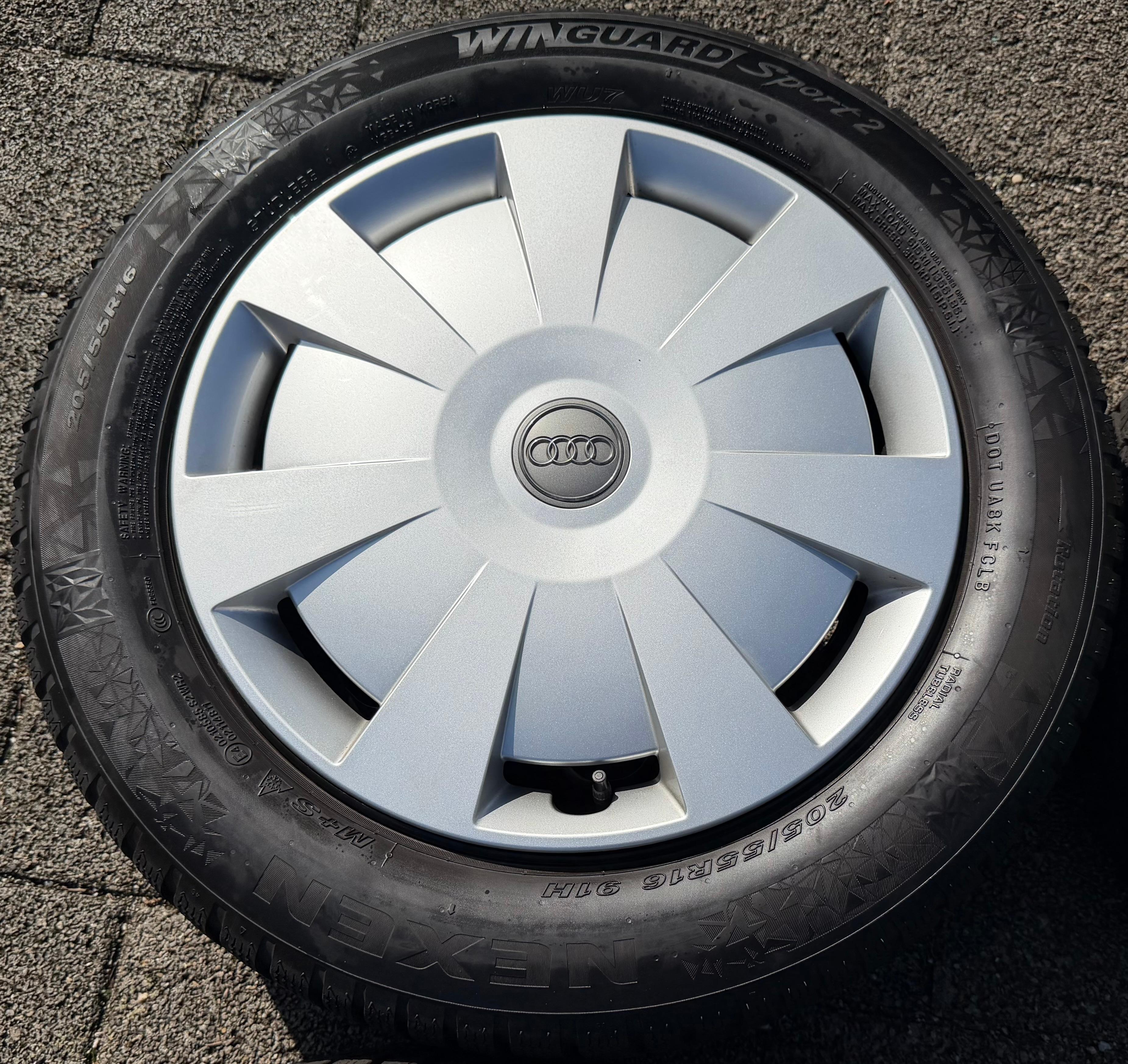 4 Winterräder Audi A3 8V Sportback Cabrio  205/55R16 91H Nexen 8V0601027A 2022