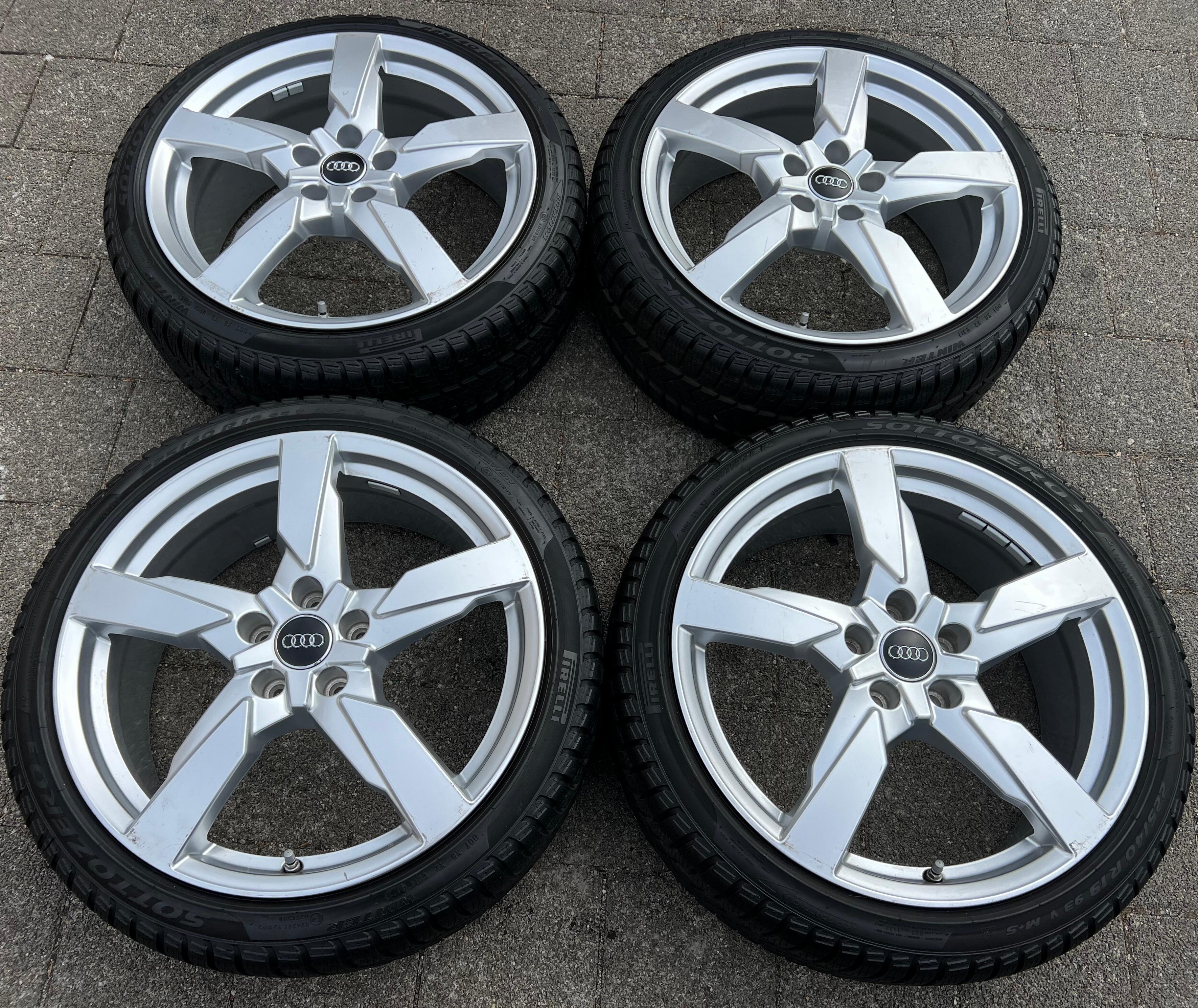 4 ORIGINELE 19" ALUMINIUM WINTERWIELEN AUDI TT TTS 8S 8S0601025AG 225/40R19 93V 2023 GRATIS VERZENDING