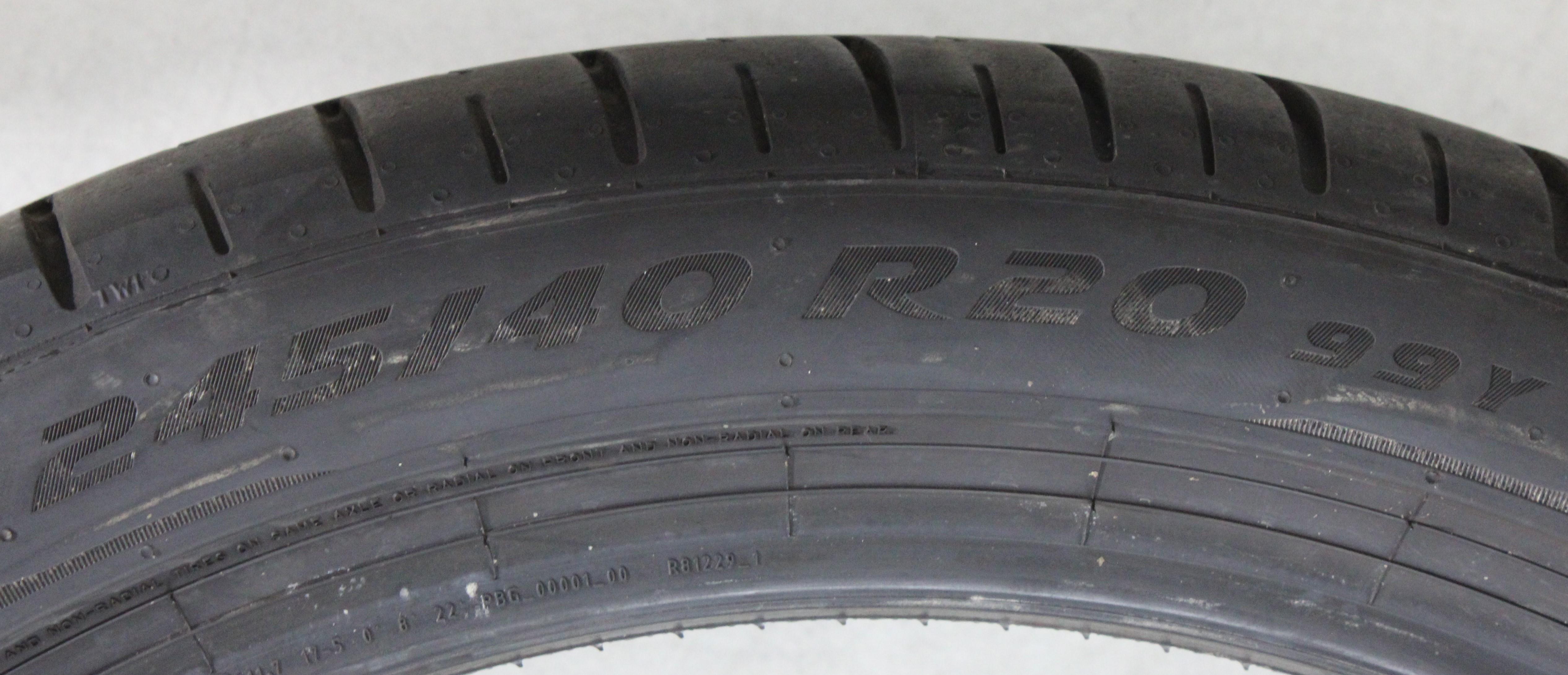 2 x 245/40R20 99Y Sommerreifen Pirelli Pzero PZ4 MO* 5-5,5mm 2025 XL