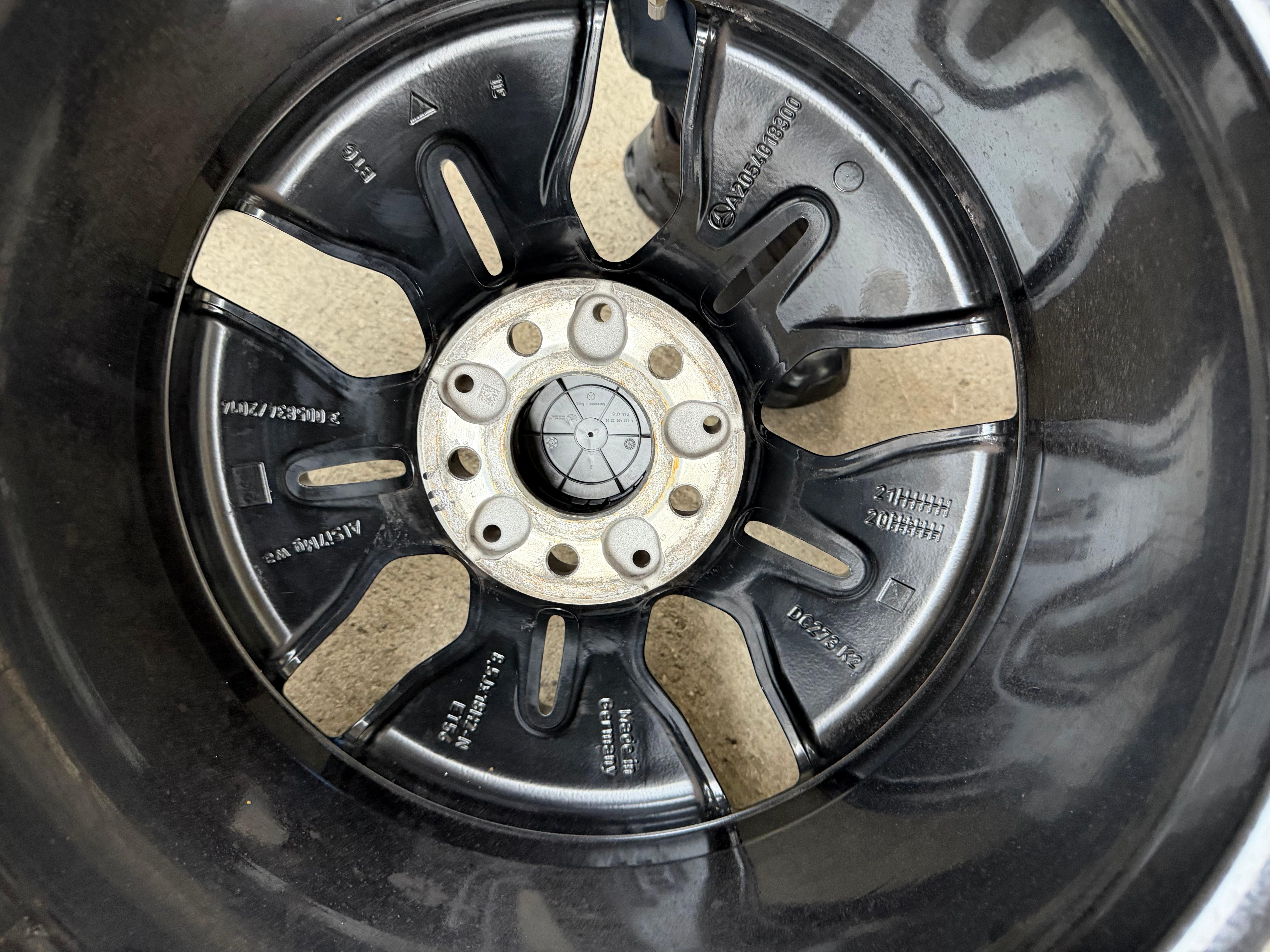 4 ORIGINAL 18" ALUFELGEN MERCEDES C-KLASSE W205 A2054018200 A2054018300 RDKS