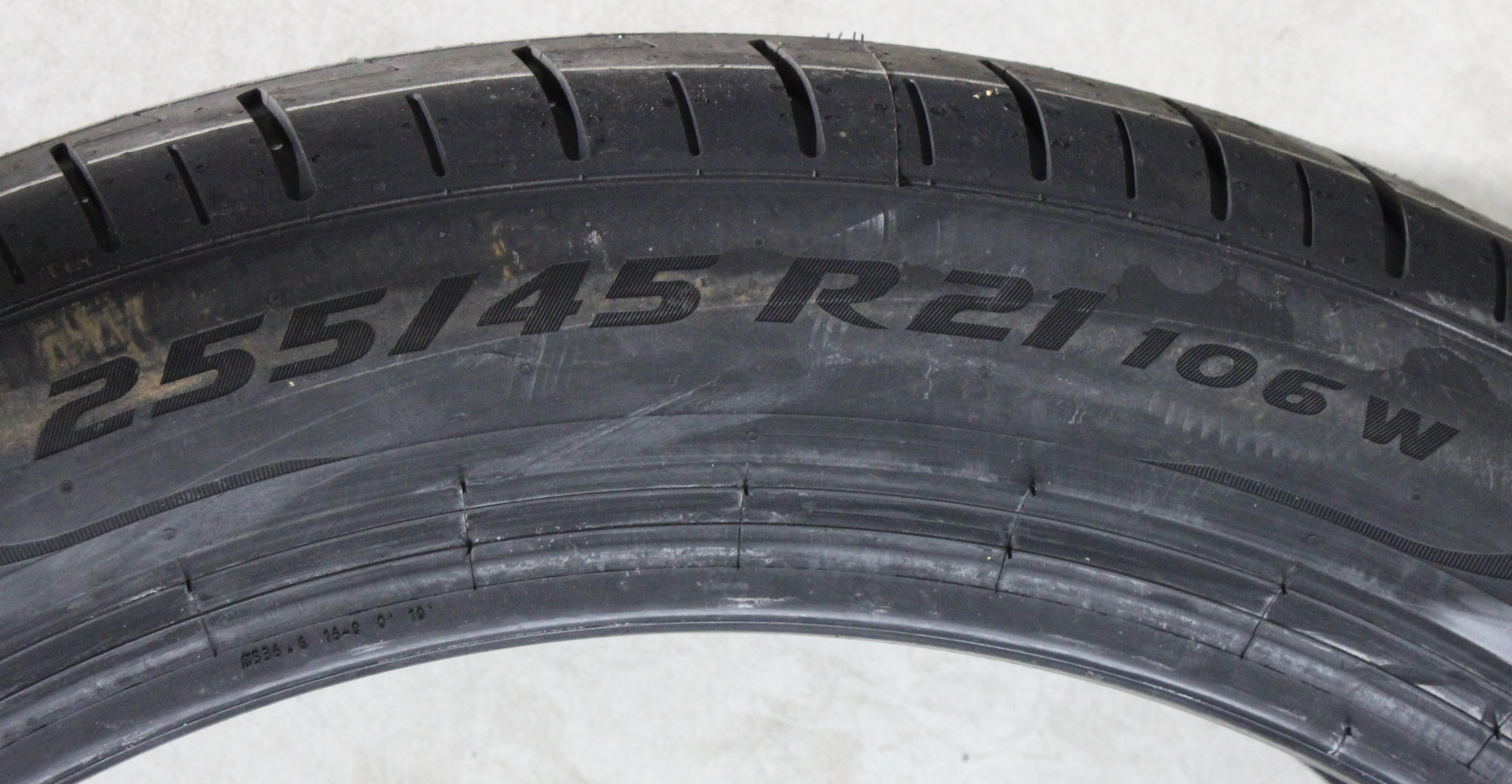 2 x 255/45R21 106W zomerbanden Pirelli Pzero PZ4 RO Elect 2024 NIEUW