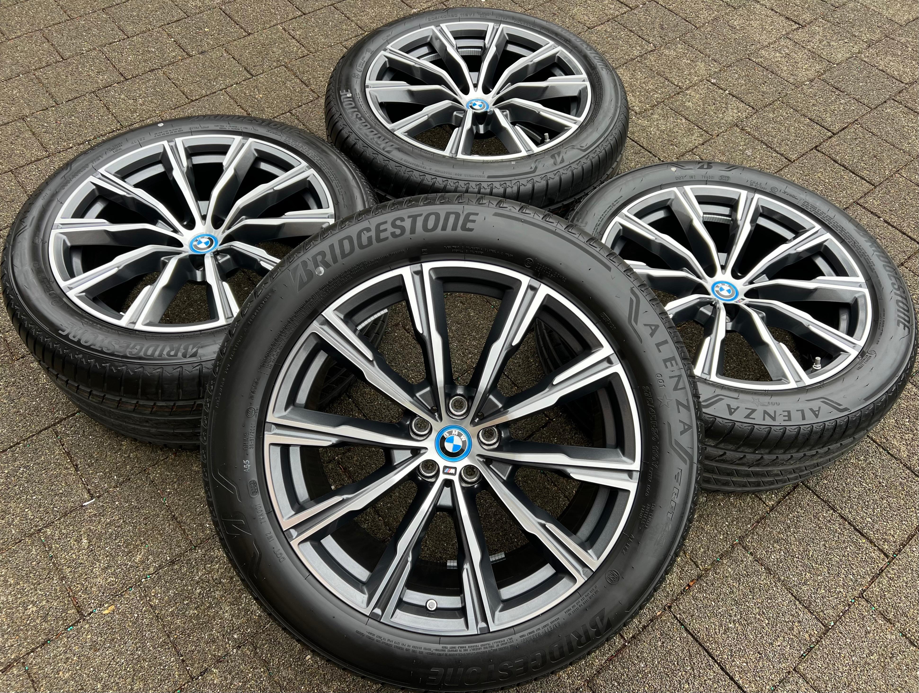 4 ROUES D'ÉTÉ ORIGINALES 20" EN ALUMINIUM BMW X5 G05 X6 G06 STYLING M740 275/45R20 110Y 305/40R20 112Y