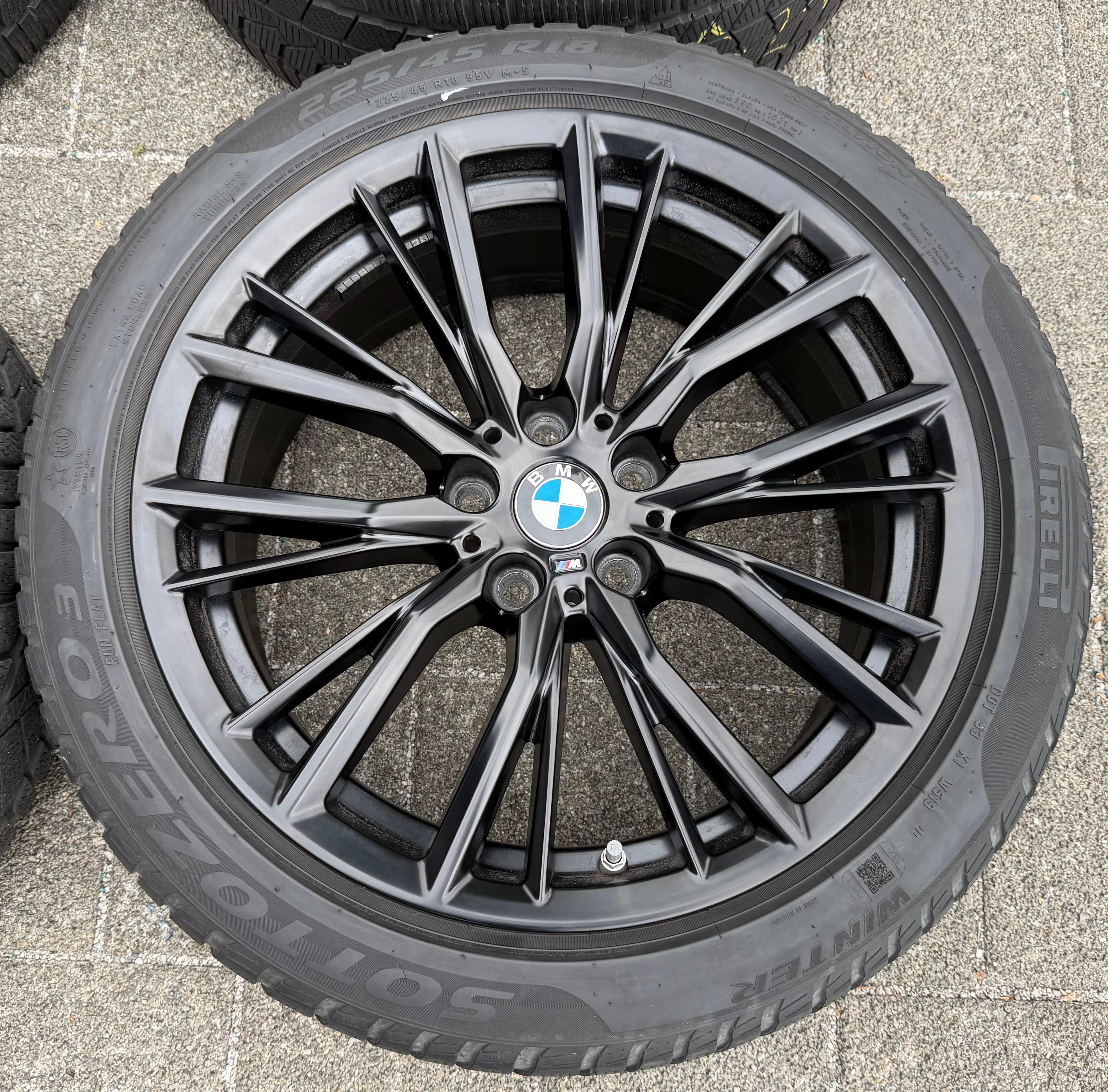 4 Original 18" Alu Winterräder BMW 3ER Reihe G20 G21 4ER G22 G23 2ER G42 M796 RDKS