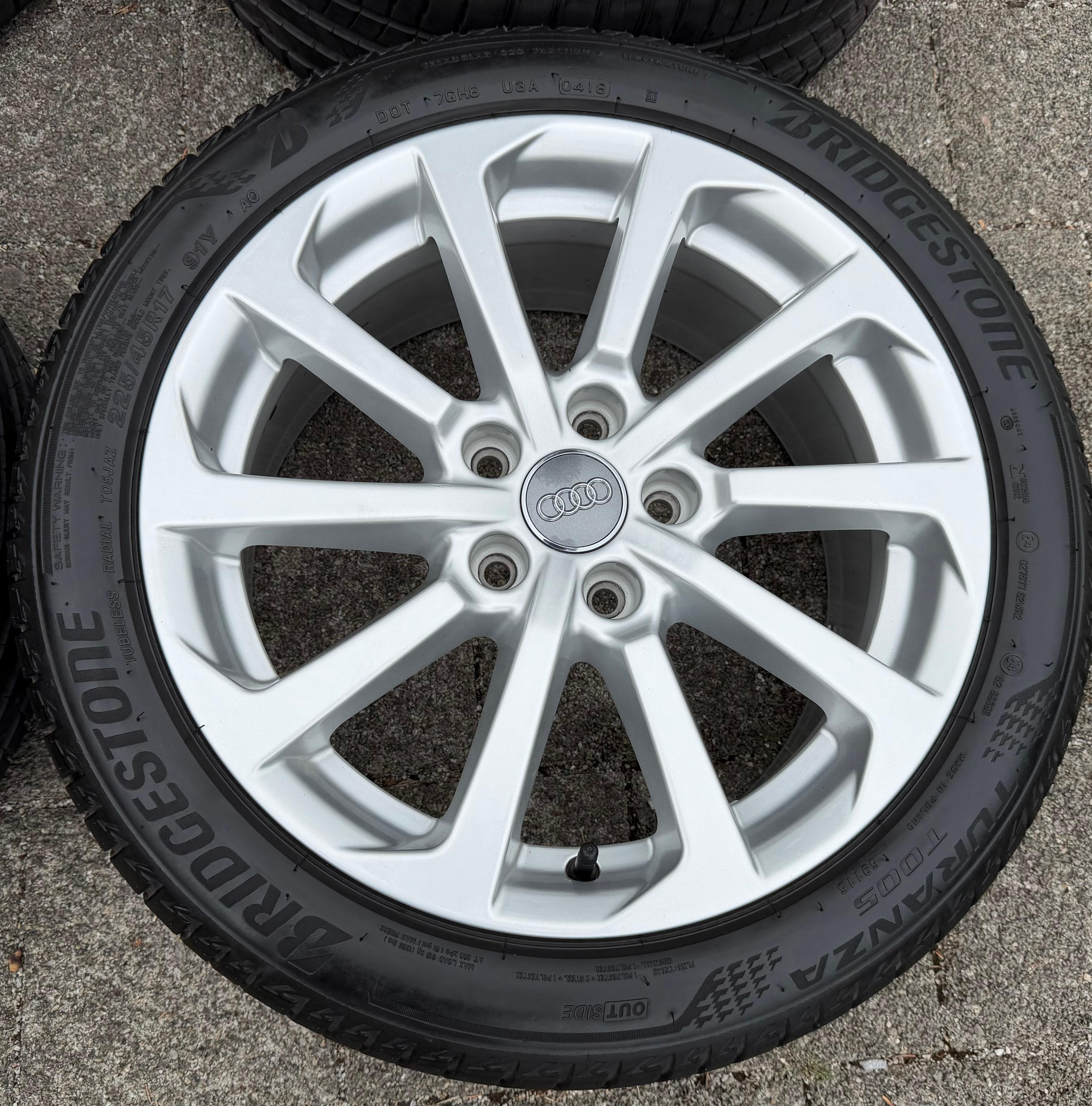 4 Original 17" Alu Sommerräder Audi A3 S3 8V 8V0601025DM 225/45R17 91Y