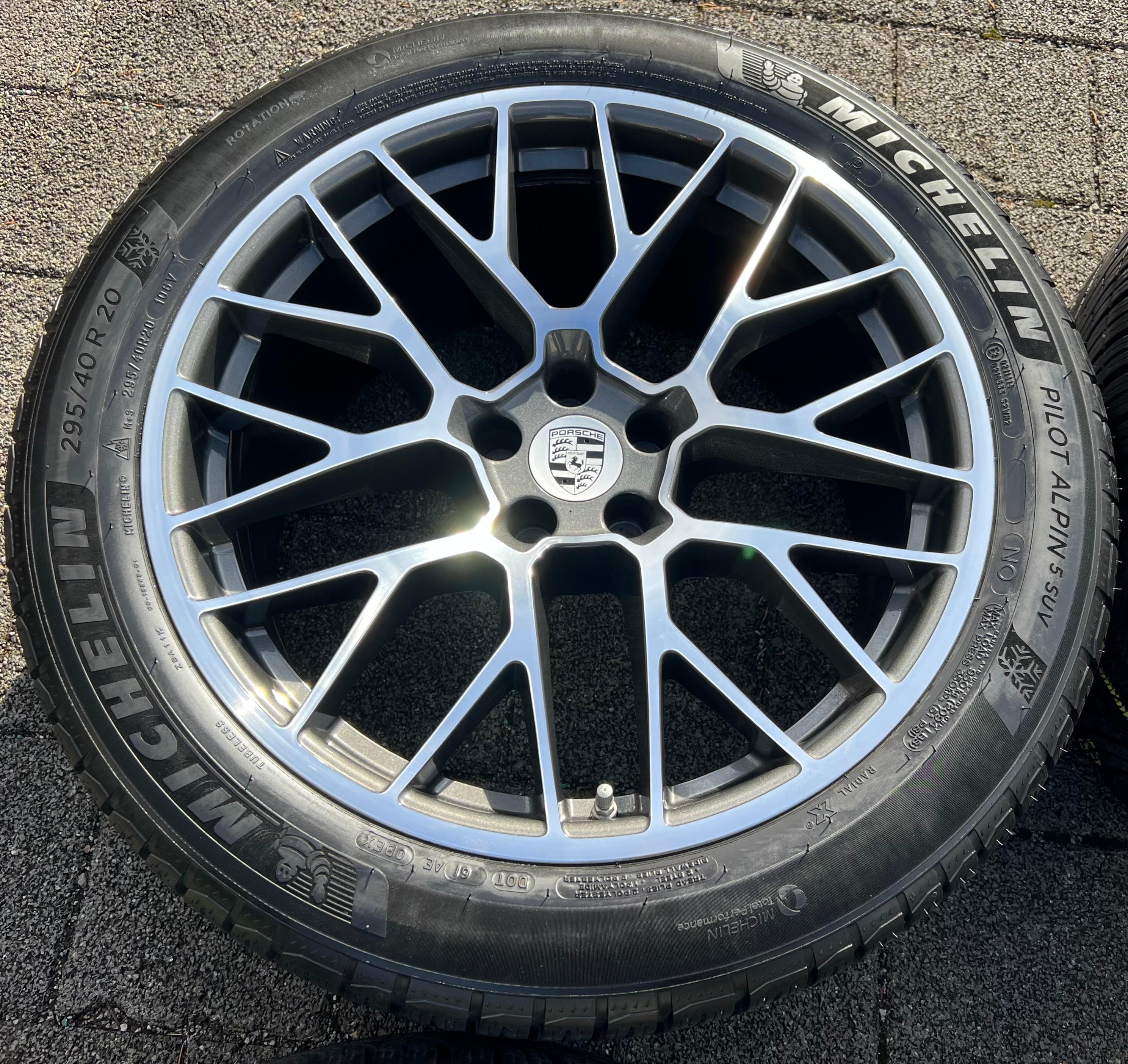 4 ORIGINAL 20" ALU WINTERRÄDER PORSCHE MACAN I & II RS SPYDER FELGEN MICHELIN