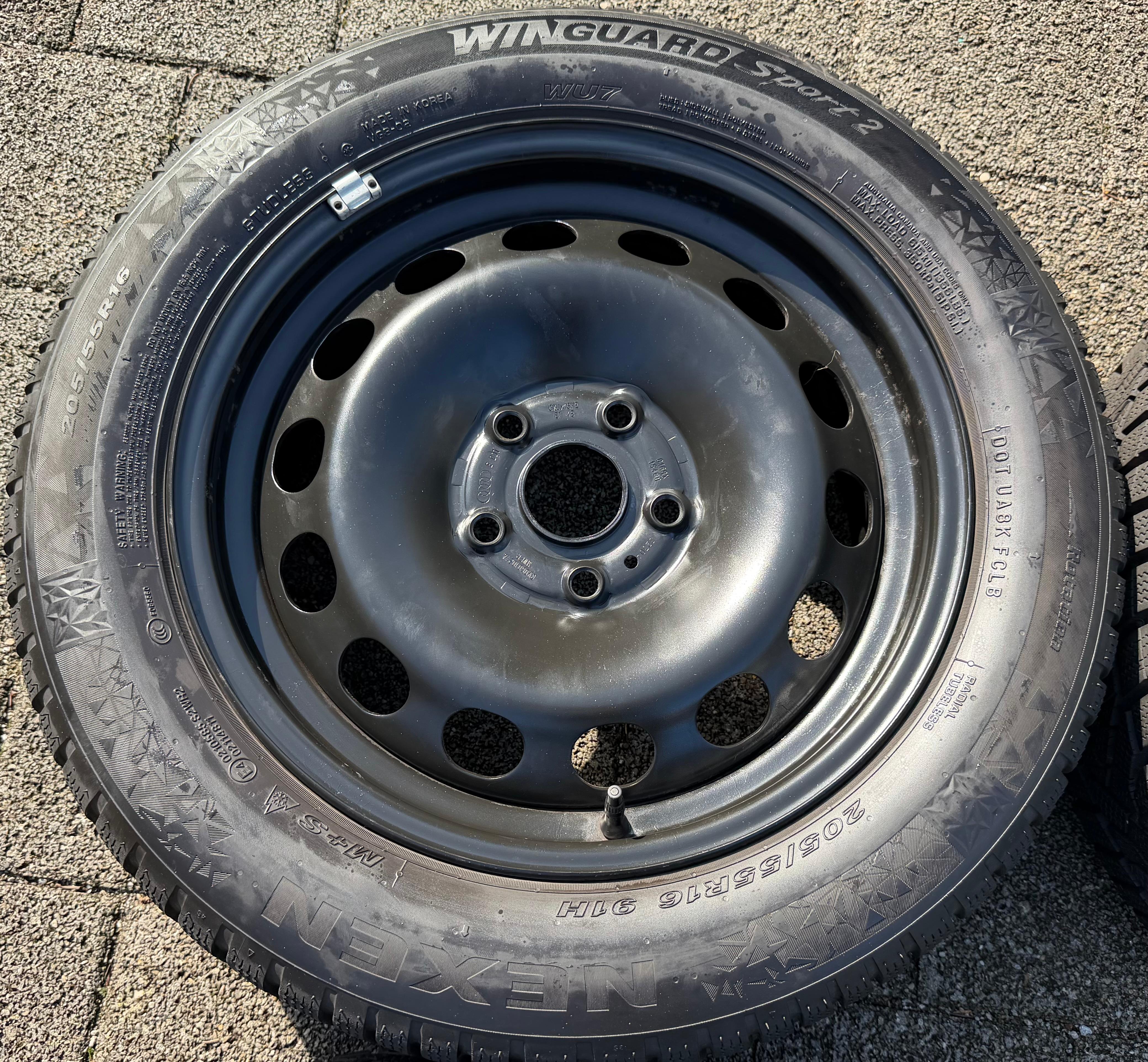 4 Winterräder Audi A3 8V Sportback Cabrio  205/55R16 91H Nexen 8V0601027A 2022