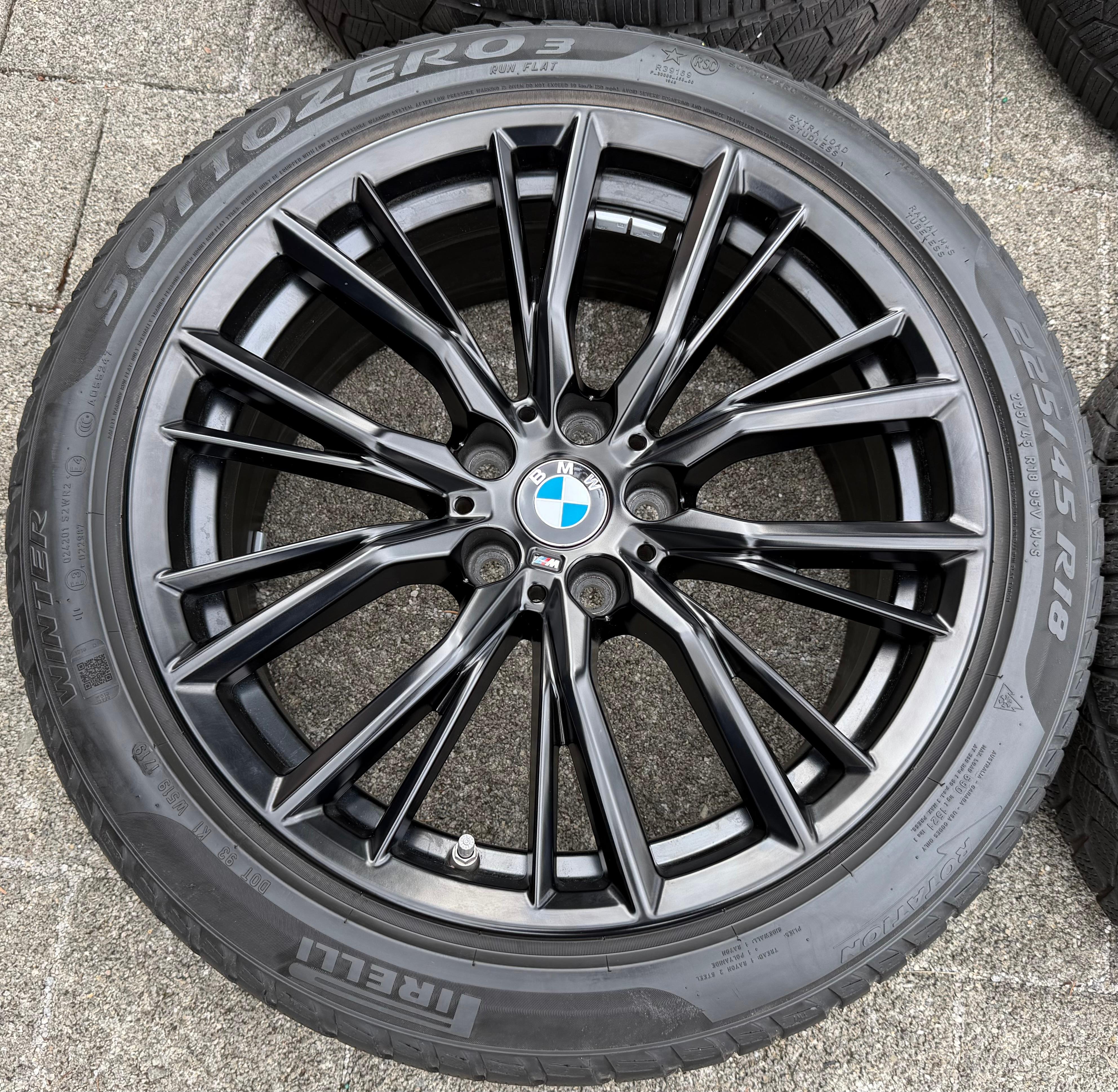 4 Original 18" Alu Winterräder BMW 3ER Reihe G20 G21 4ER G22 G23 2ER G42 M796 RDKS
