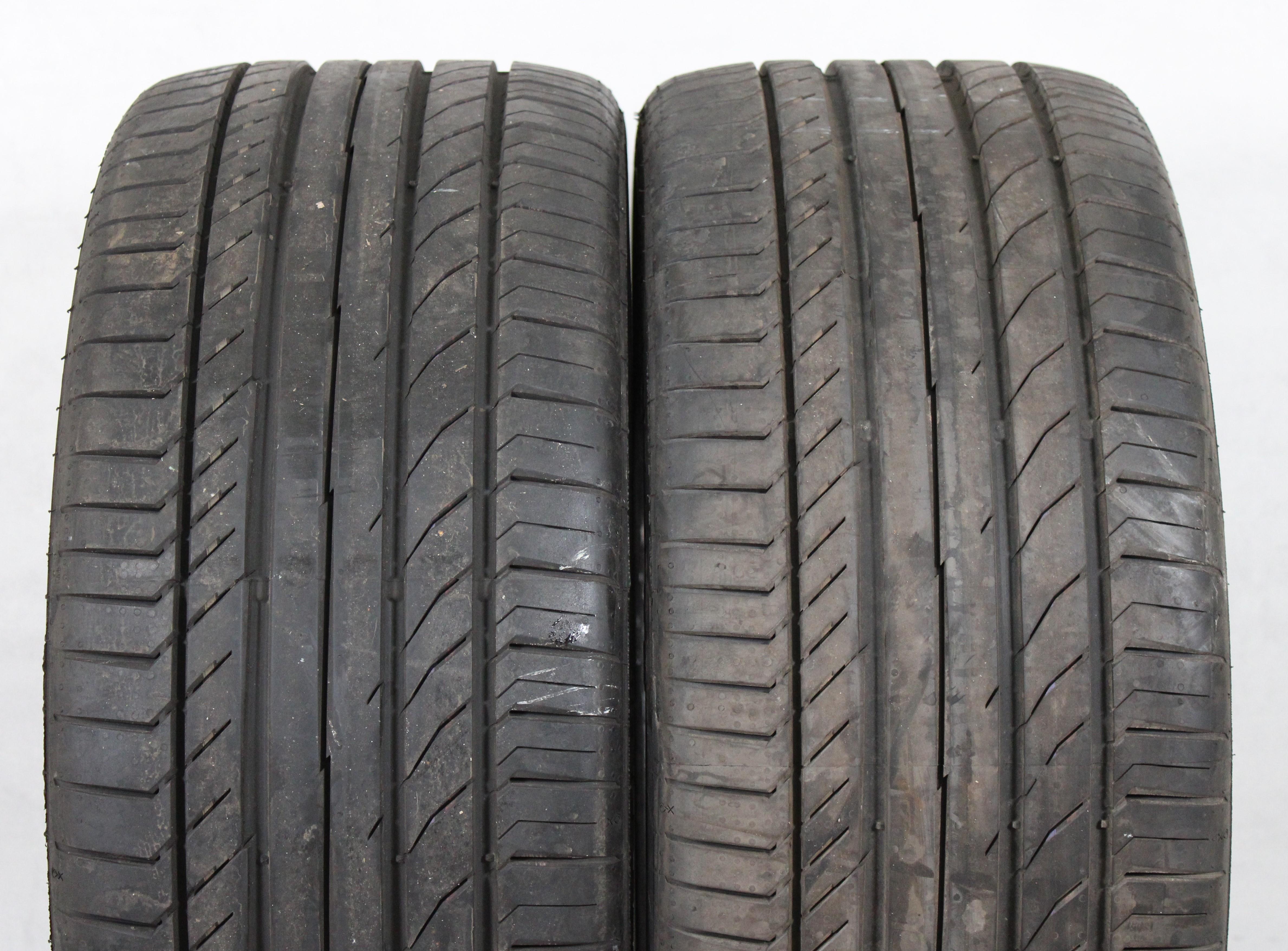 2 x 255/45R17 98W neumáticos de verano Continental Sport Contact 5 SSR Runflat 7,5-8mm 2017 *