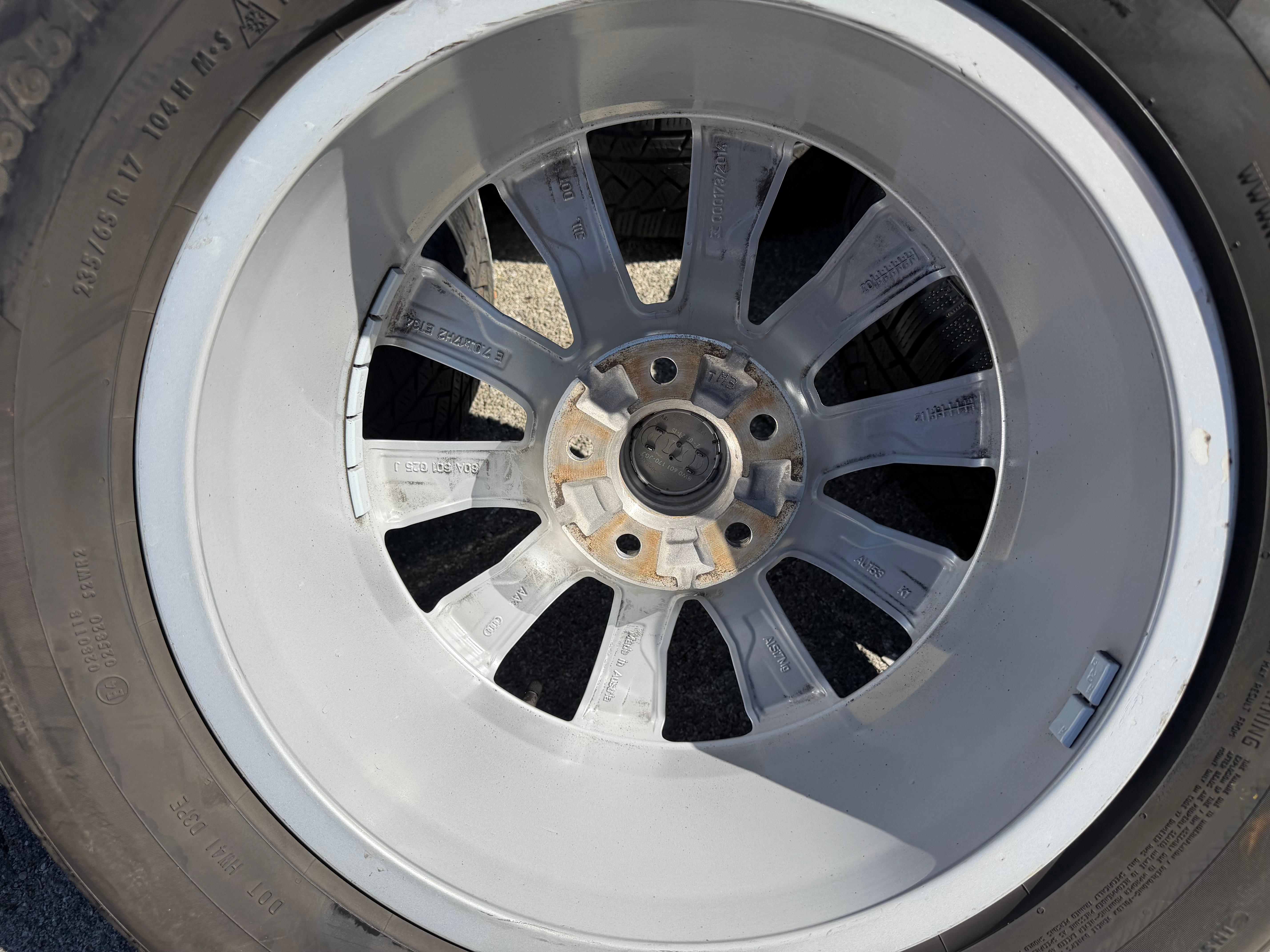 4 llantas de aleación originales de 17" para Audi Q5 FY 80A601025J 7x17 ET34