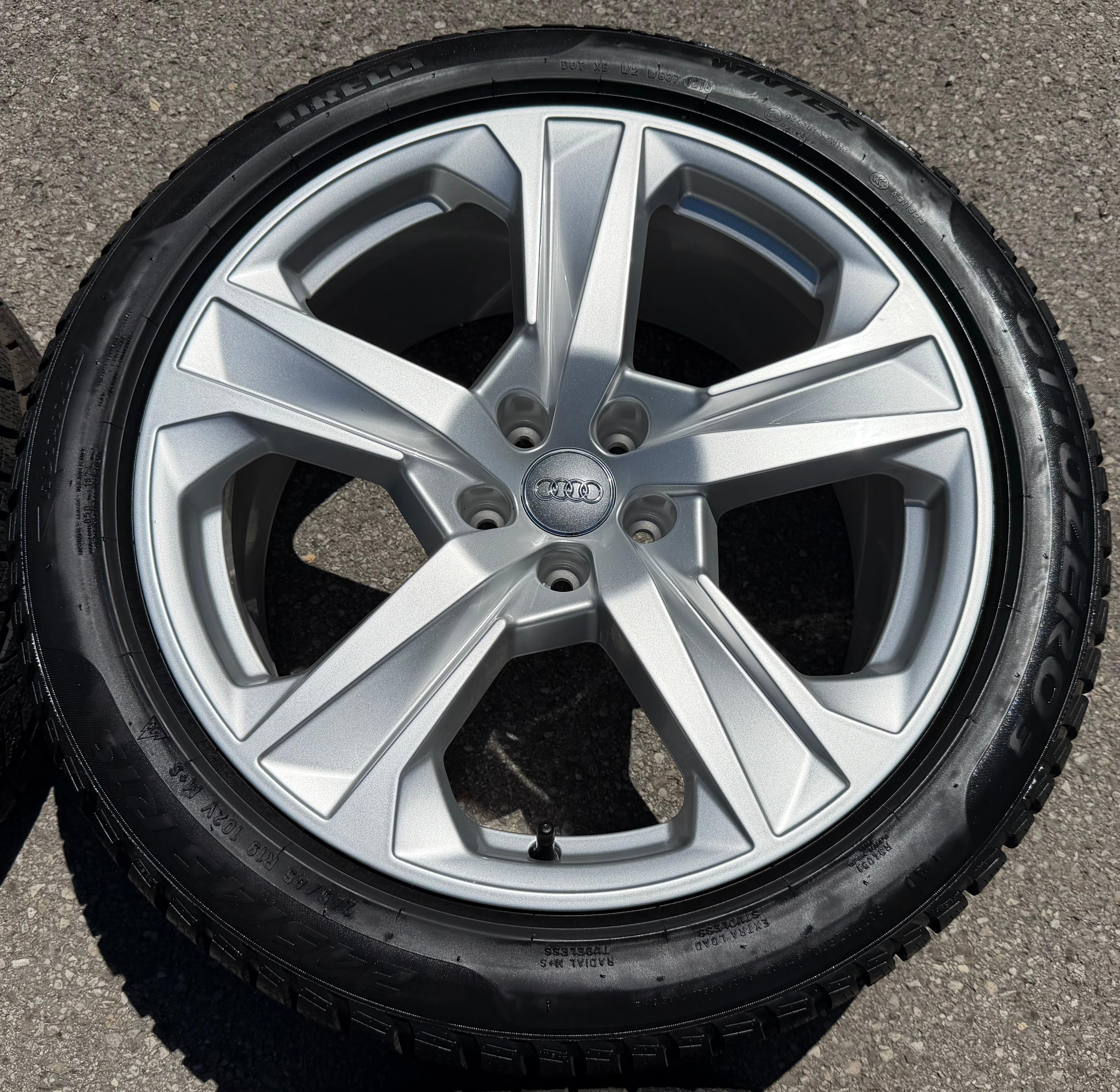 4 Original 19" Alu Winterräder Audi A7 Sportback 4K 4K8601025D 245/45R19 102V Pirelli