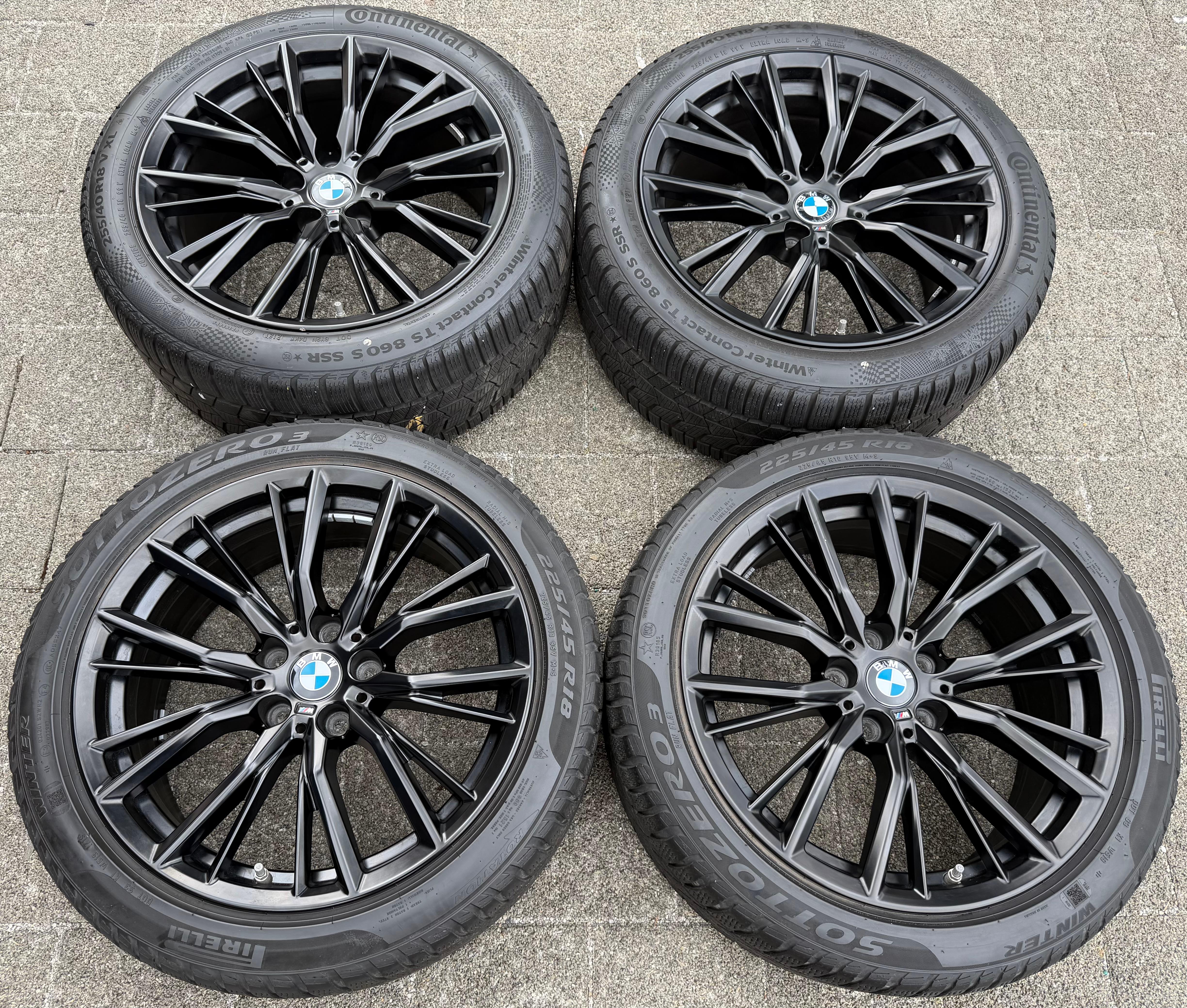 4 Original 18" Alu Winterräder BMW 3ER Reihe G20 G21 4ER G22 G23 2ER G42 M796 RDKS