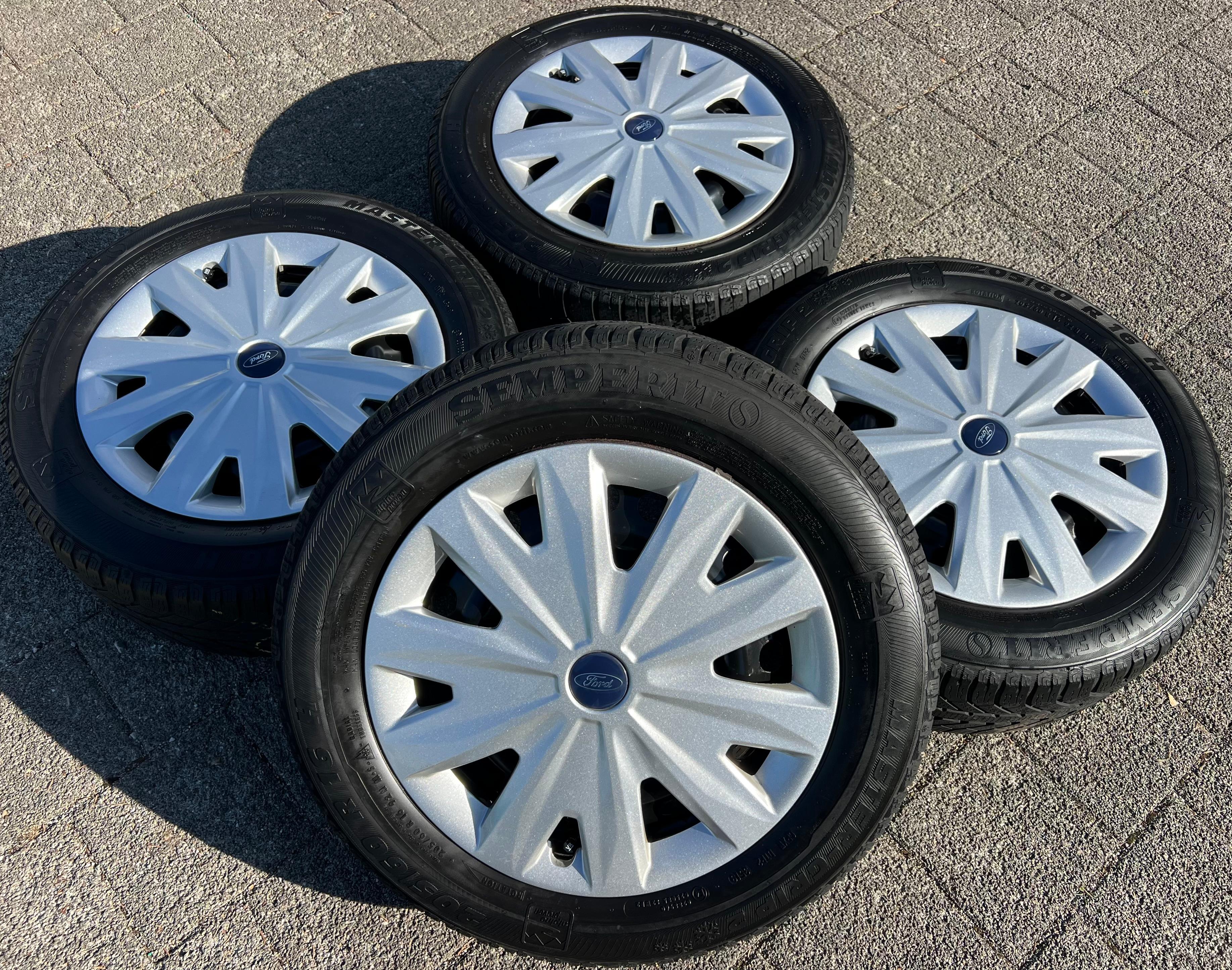 4 STAHLFELGEN 16" FORD FOCUS C-MAX MONDEO KUGA 6,5x16 ET50 RDKS FREIHAUS