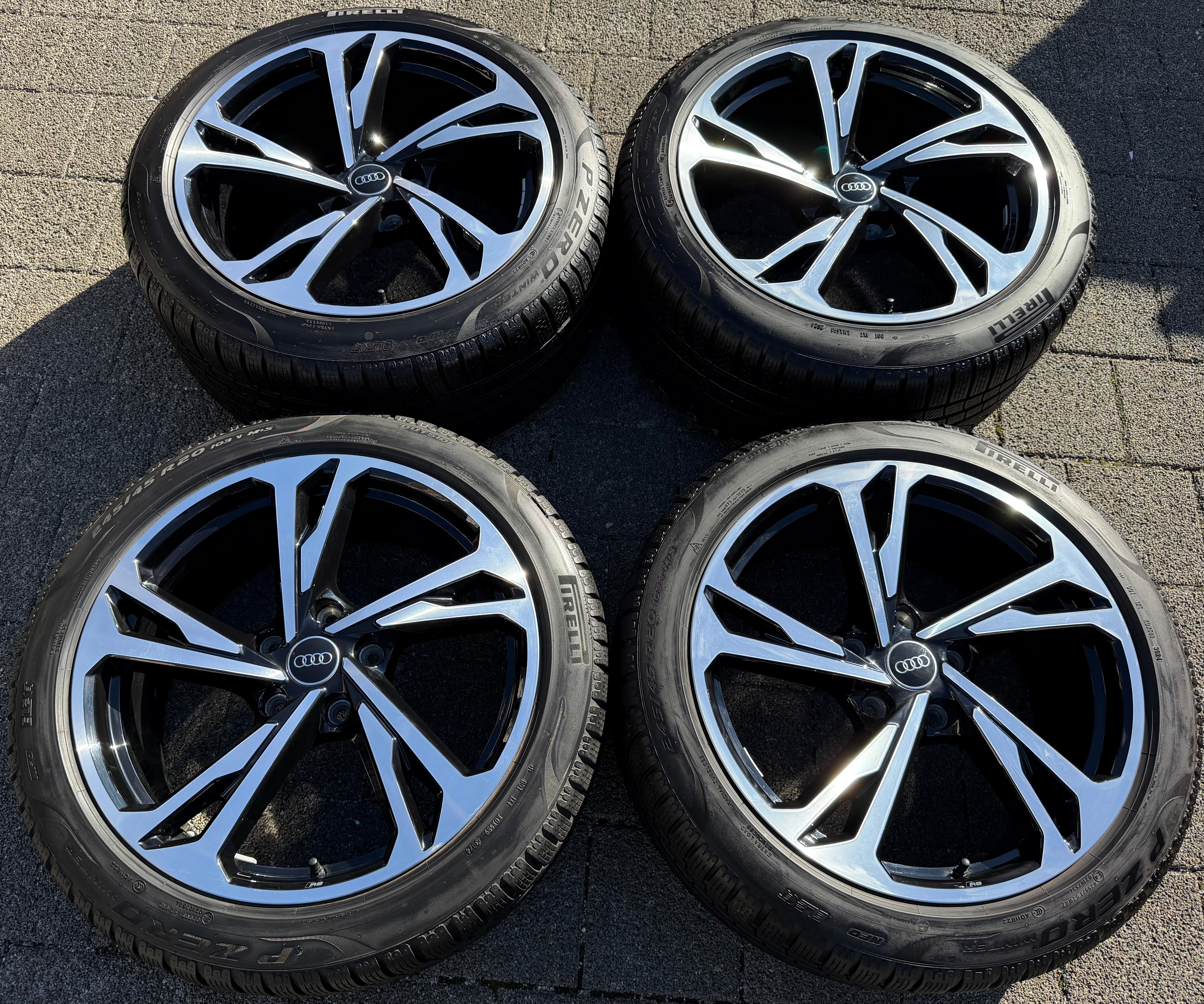 4 ORIGINAL 20" ALU WINTERRÄDER AUDI ETRON E-TRON GT 4J3601025AM 4J3601025AL