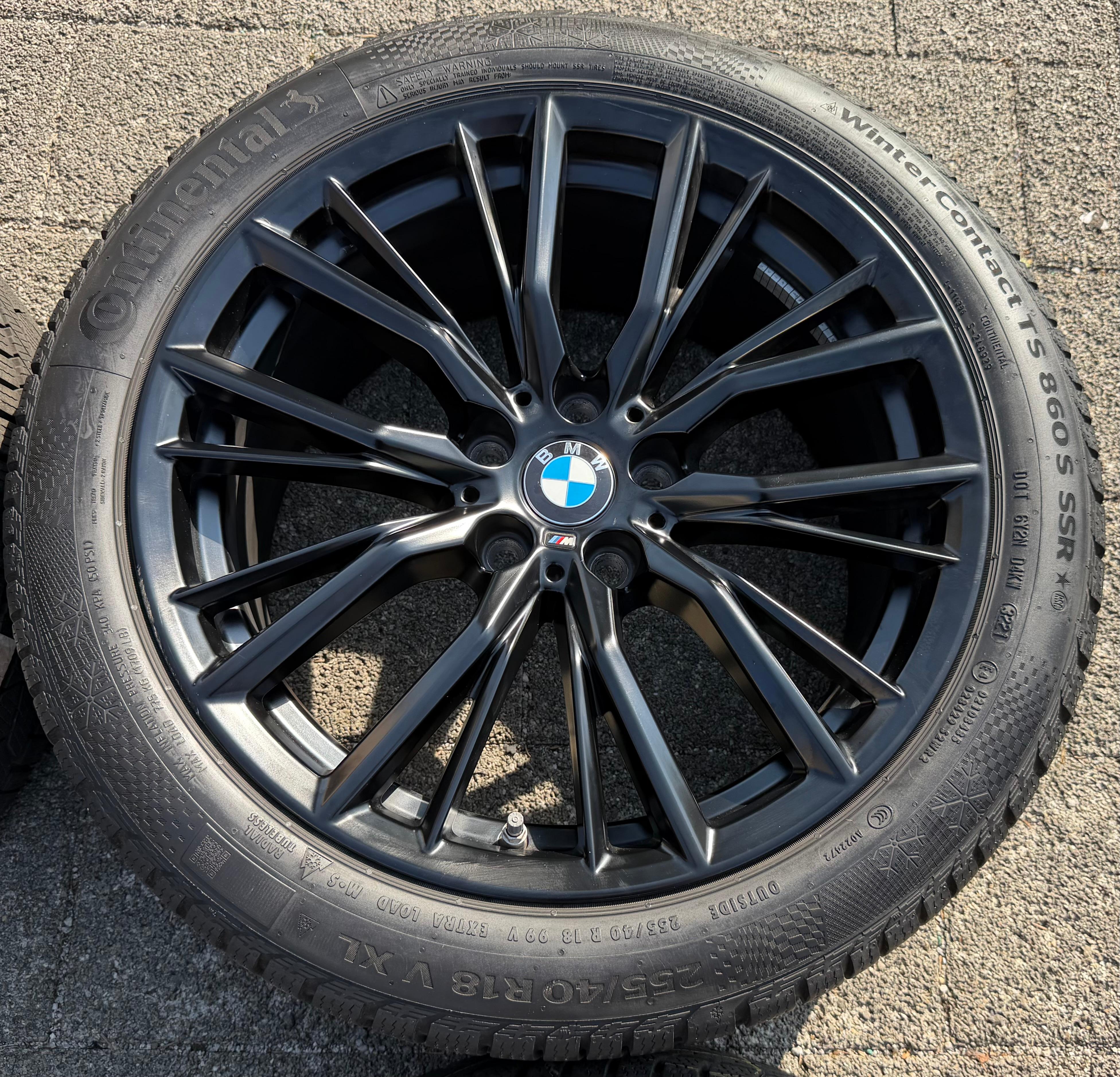 4 Original 18" Alu Winterräder BMW 3ER Reihe G20 G21 4ER G22 G23 2ER G42 M796 RDKS