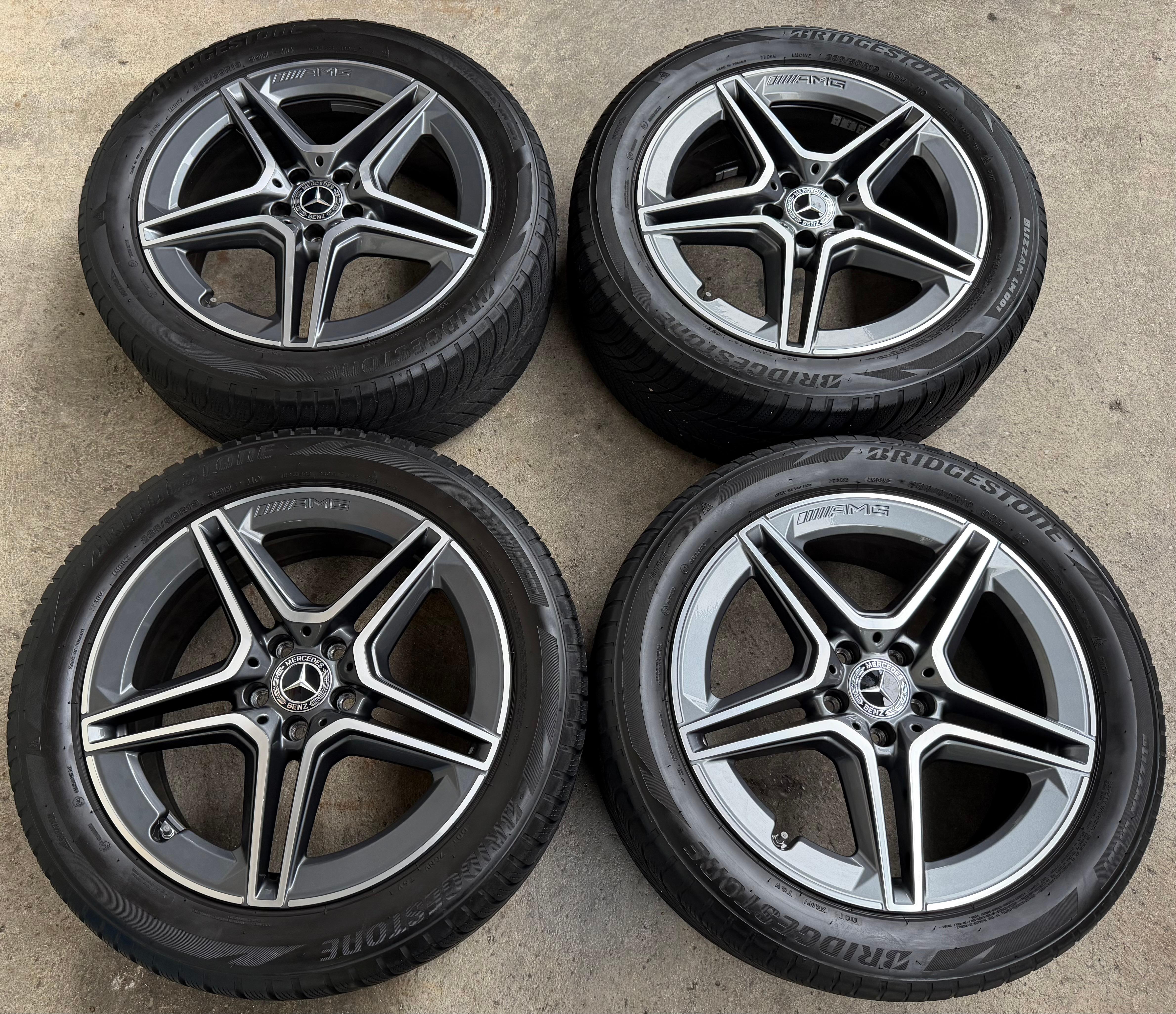 4 Original 19" Alufelgen Mercedes AMG GLA H247 GLB X247 A2474011500 7,5x19 ET53