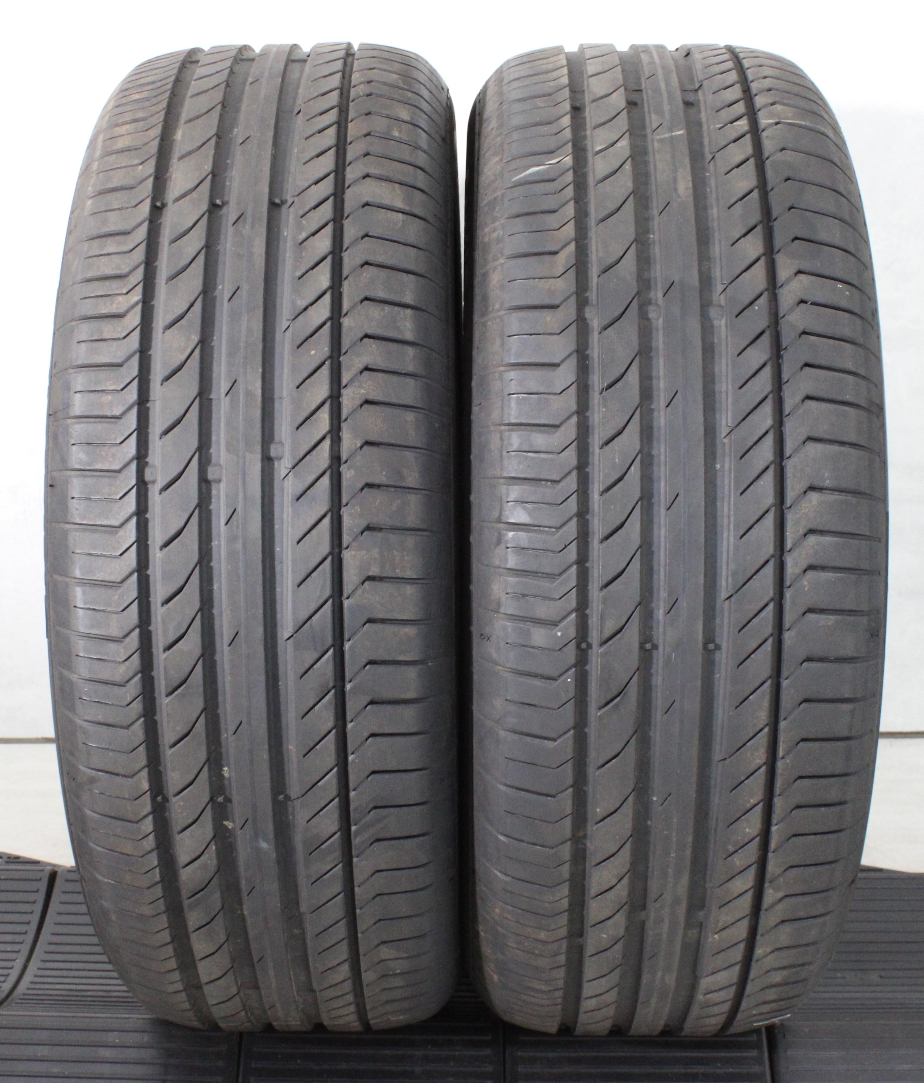 2 pneus d'été Continental Sport Contact 5 N0 5,5-6 mm 2023, dimensions 235/60R18 103W