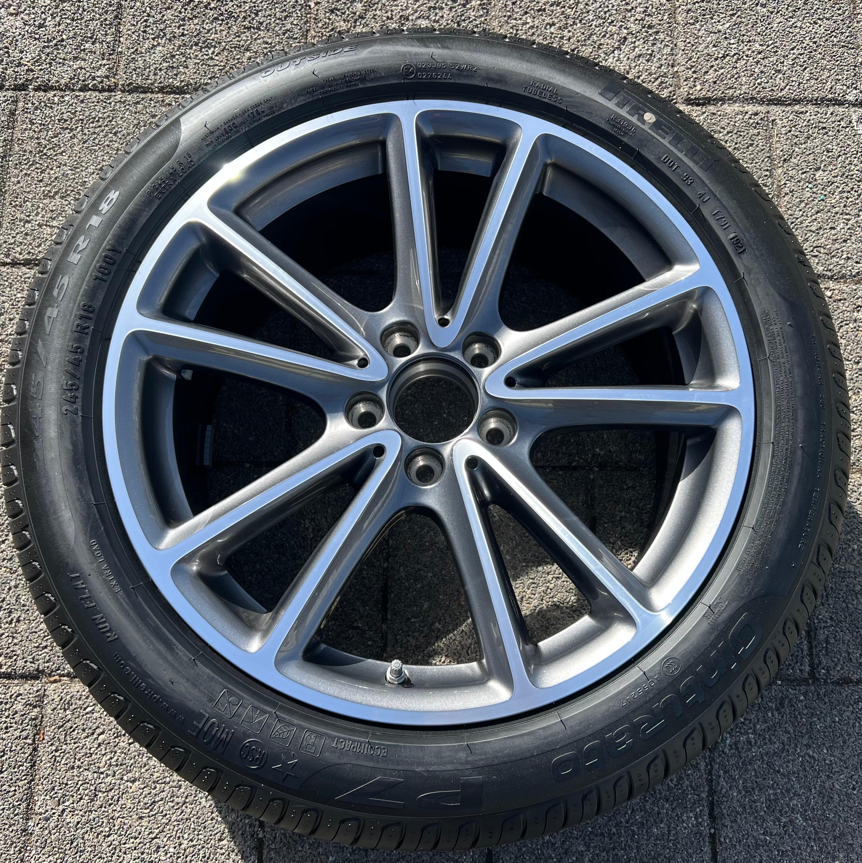 1 X ORIGINAL 18" ALUFELGE FELGE MERCEDES CLS KLASSE W257 A2574010800 8x18 ET33