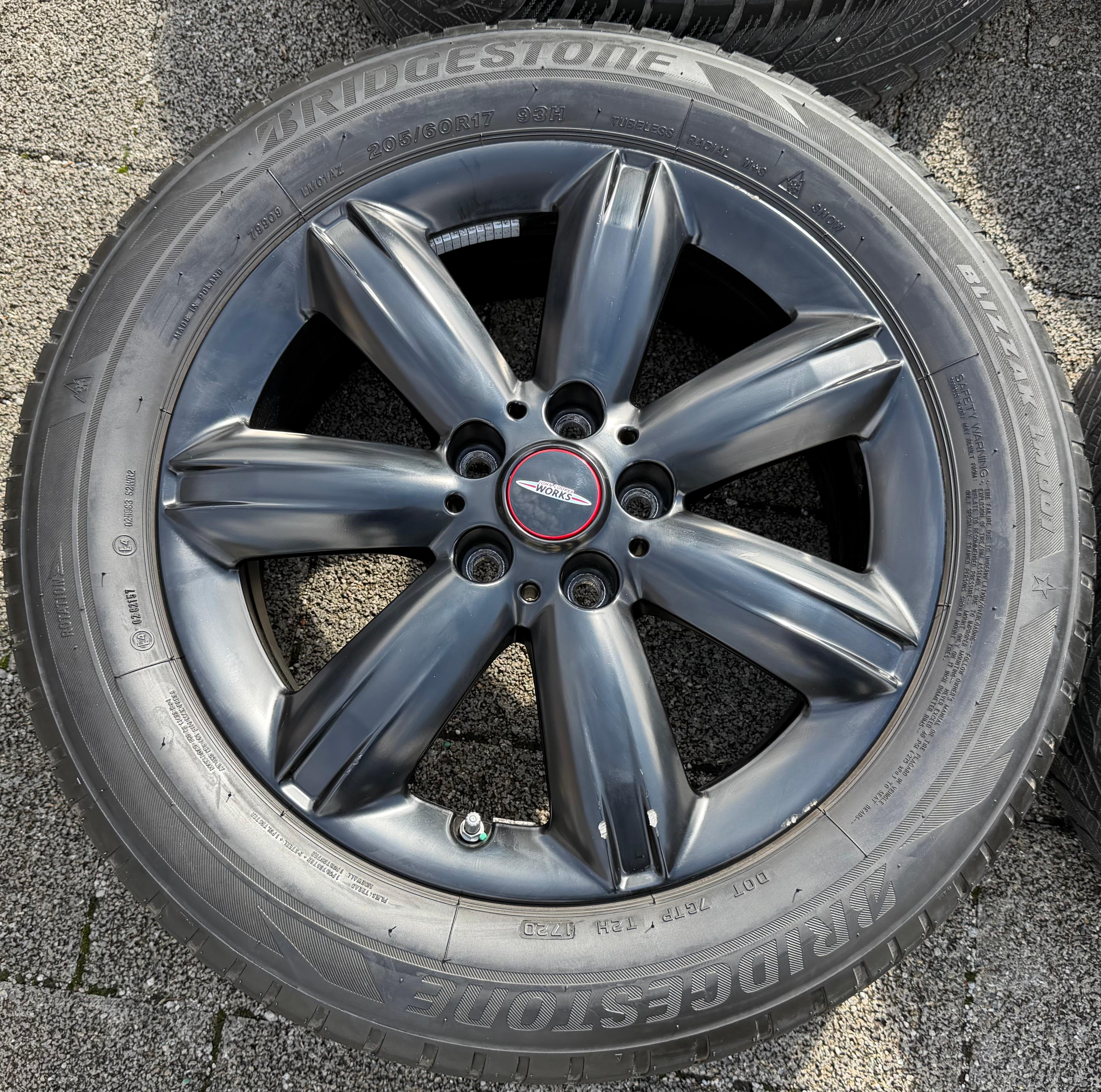 4 Original 17" Alu Winterräder Mini Countryman F60 JCW Star Spoke 539 RDKS