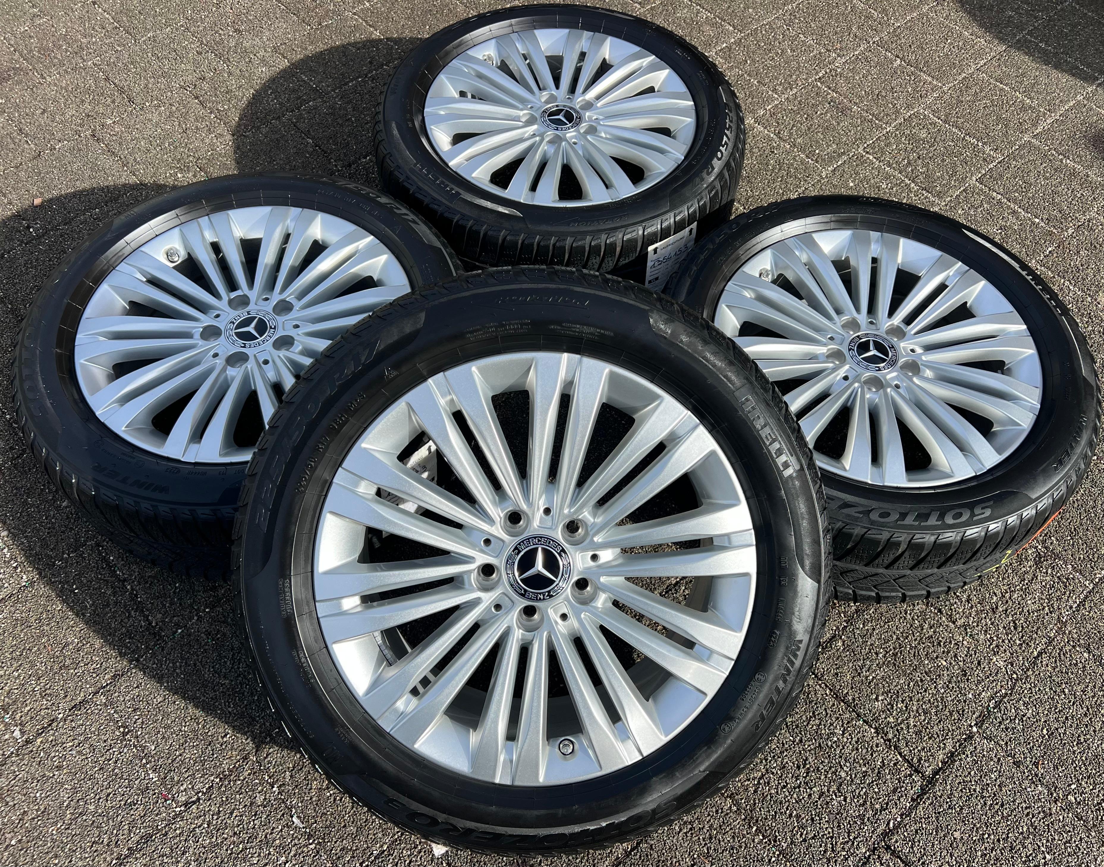 4 ORIGINAL 17" ALUFELGEN FELGEN MERCEDES C-KLASSE W206 W206K A2064014400 RDKS