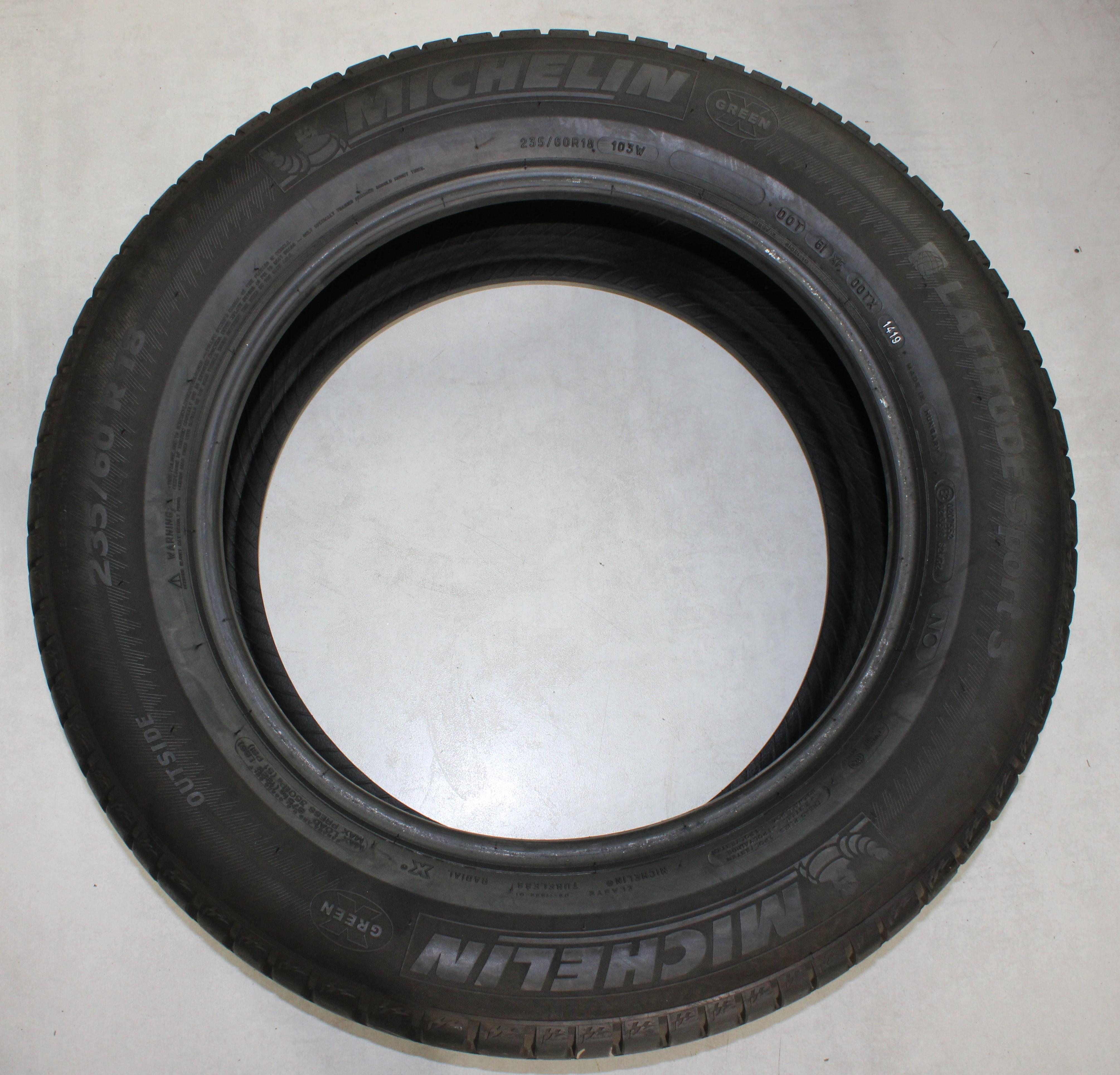 2 x 235/60R18 103W Sommerreifen Michelin Latitude Sport 3 N0 7-7,5mm 2019