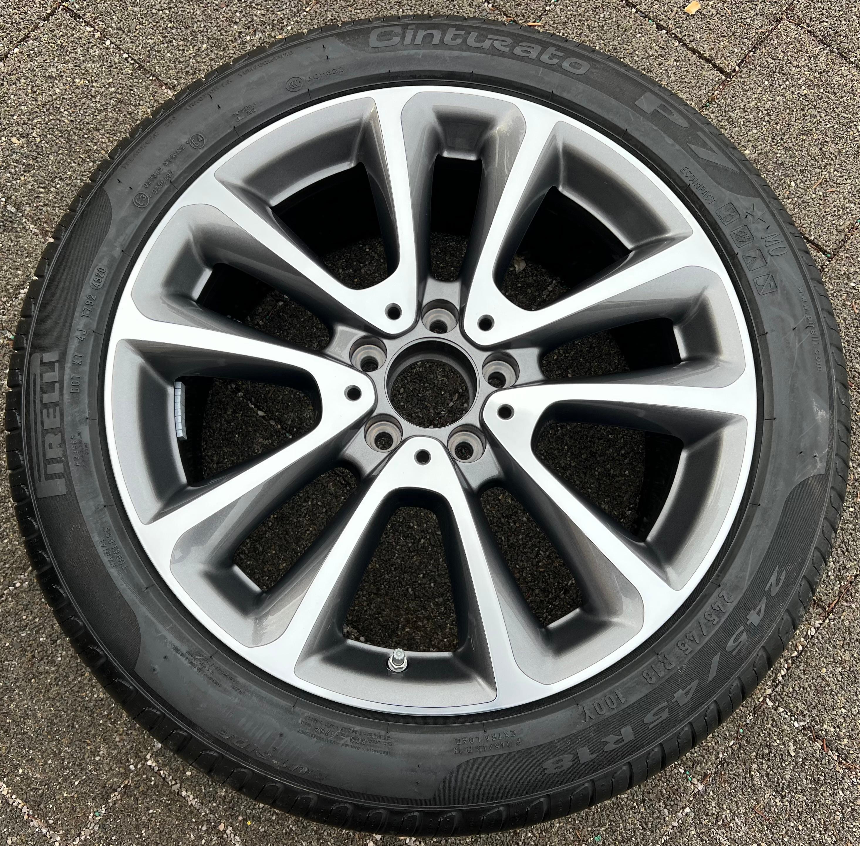 1 X ORIGINAL 18" ALUFELGE MERCEDES E-KLASSE W213 A2134011600 RDKS NEU