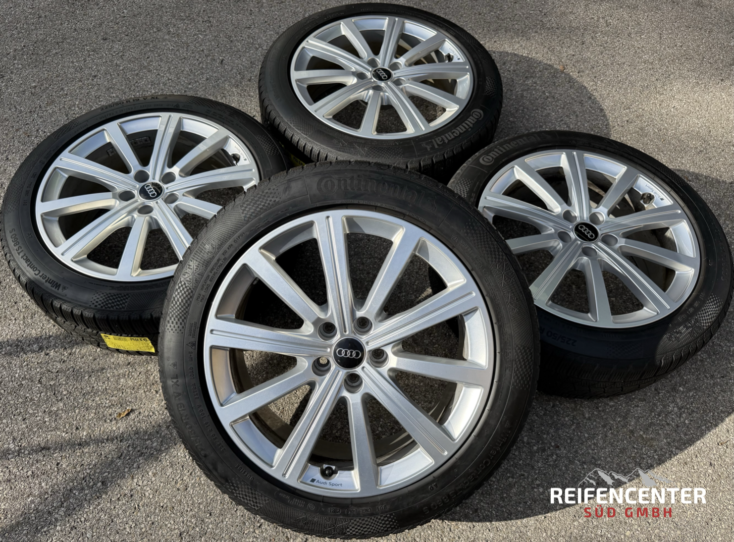 4 Original 19" Alu Winterräder Audi RSQ3 F3 83A601025AB 225/50R19 99V Continental