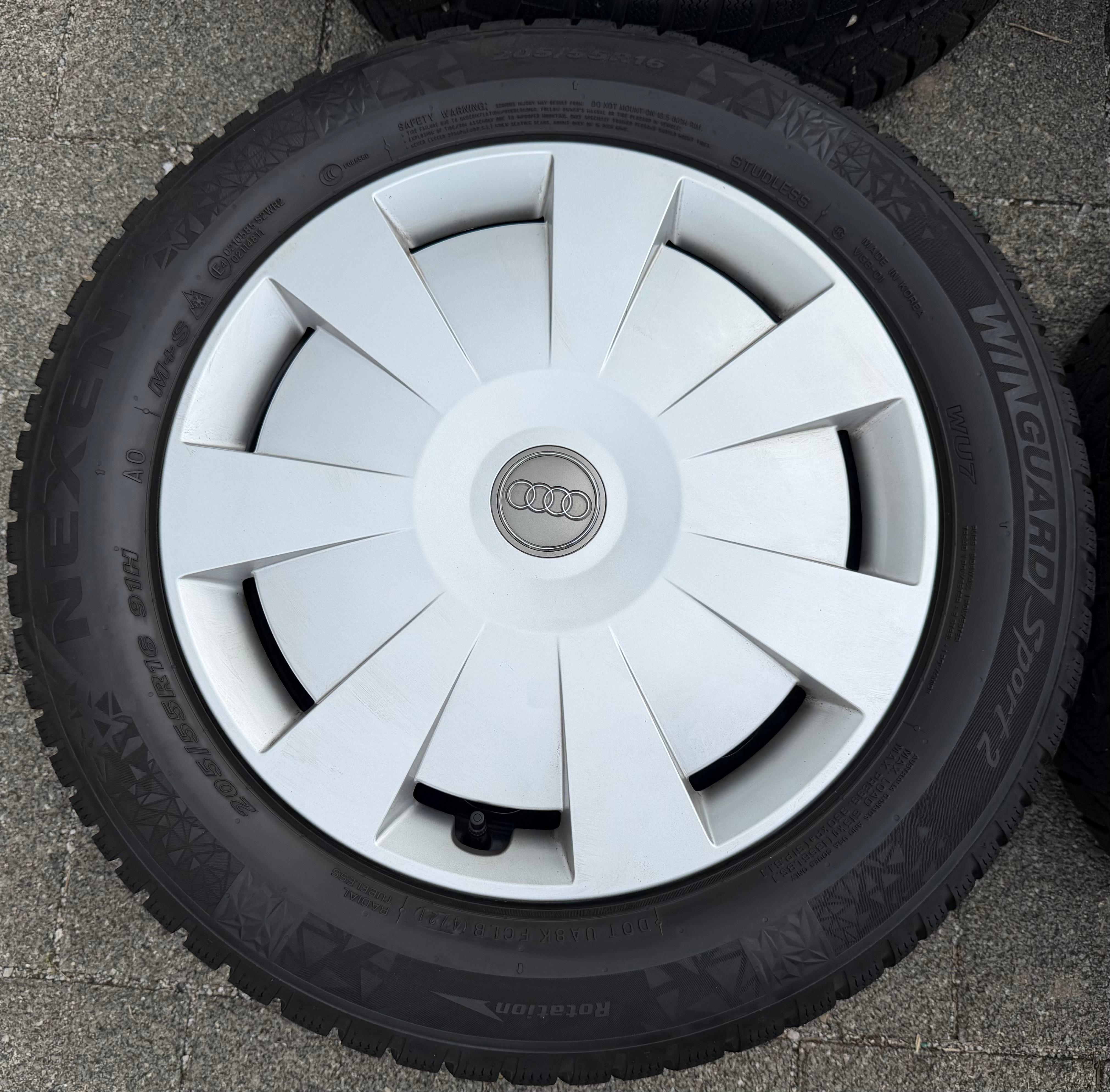 4 Winterräder Audi A3 8V Sportback Cabrio  205/55R16 91H Nexen 8V0601027A 2021