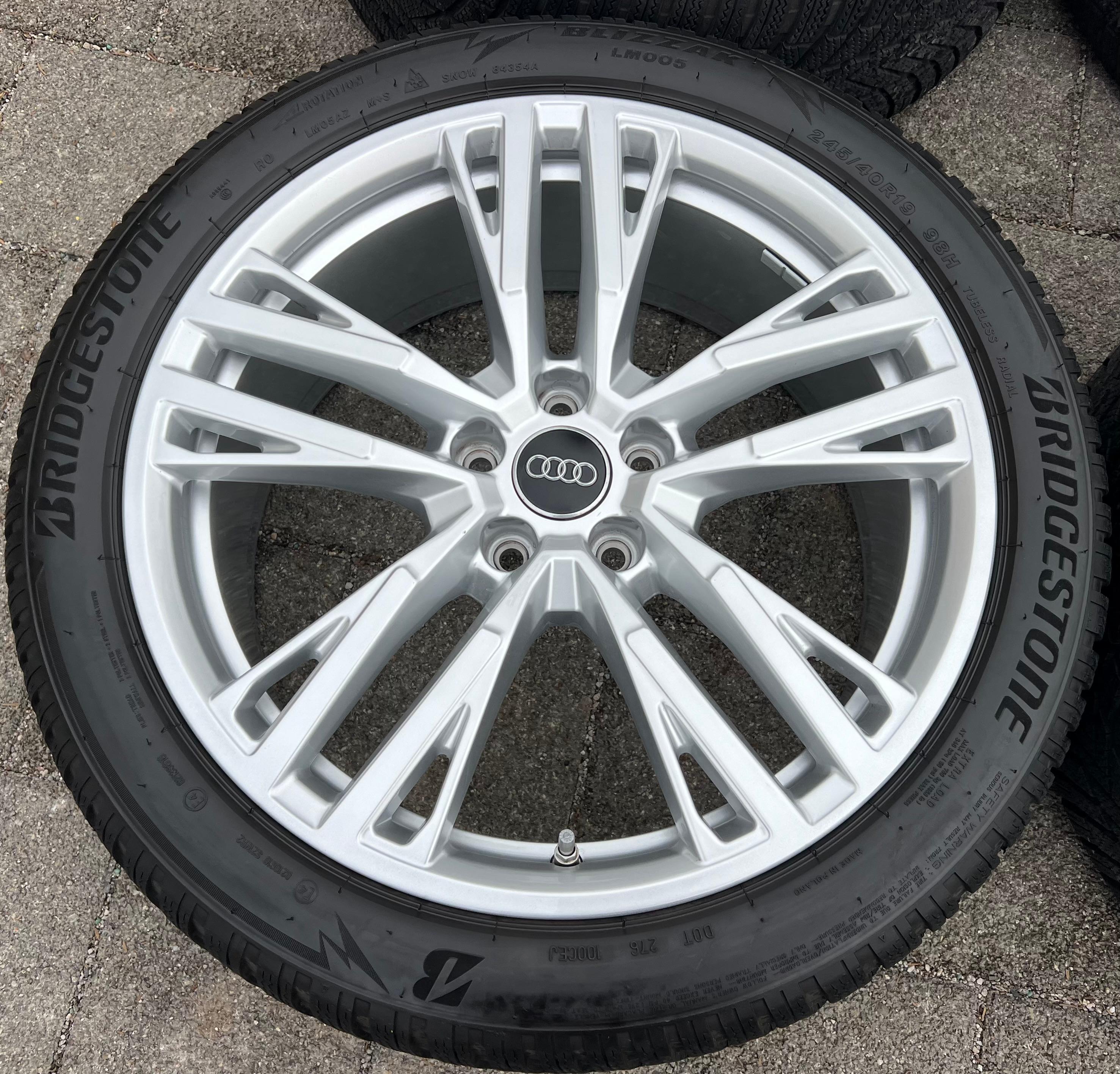 4 ORIGINAL 19" ALU WINTERRÄDER AUDI A5 S5 FU2 B10 8B3601025AS 245/40R19 98H 2024