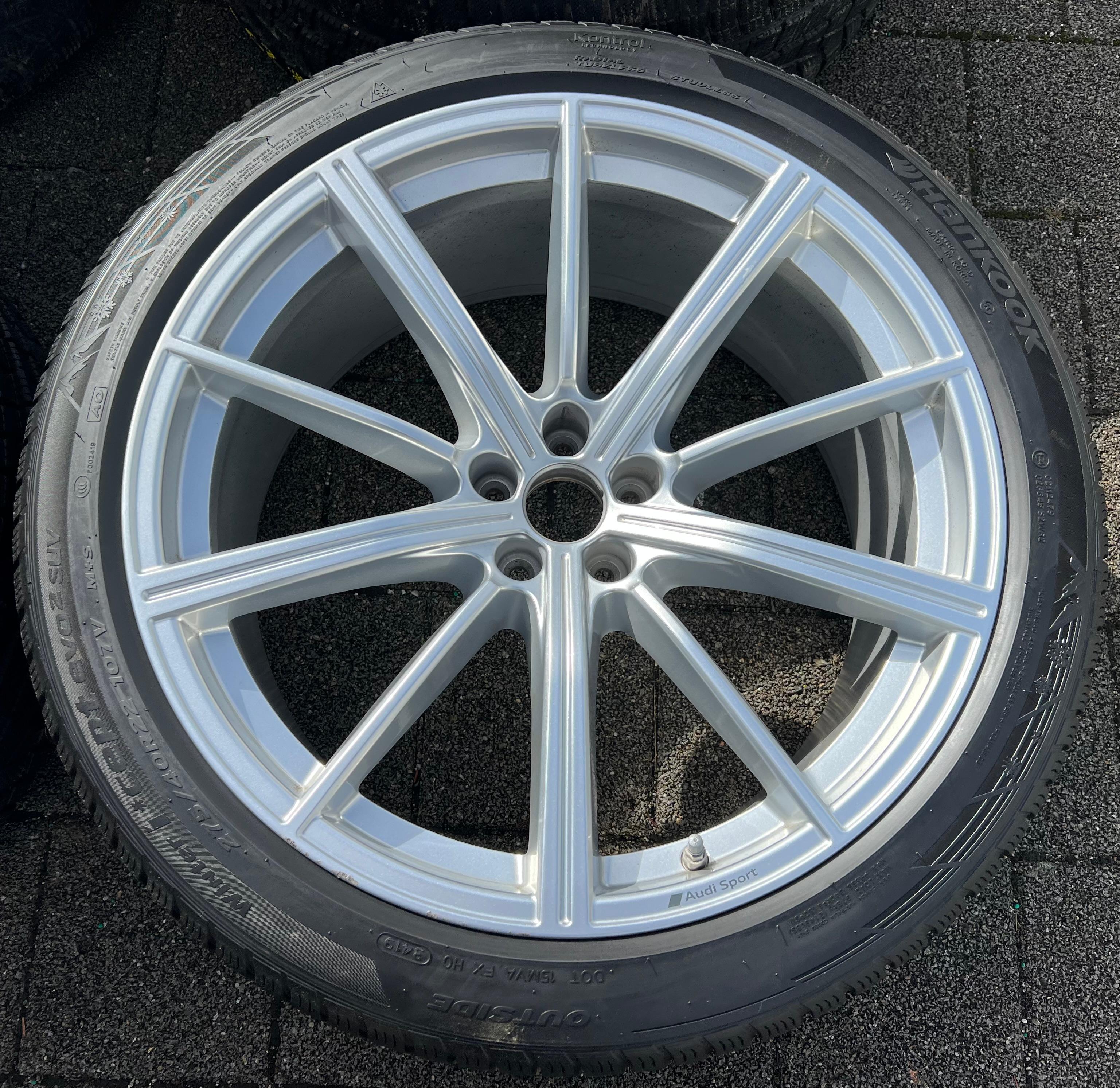 4 ORIGINAL 22" ALU WINTERRÄDER AUDI RSQ8 Q8 4M 4M8601025AM 275/40R22 107V RDKS