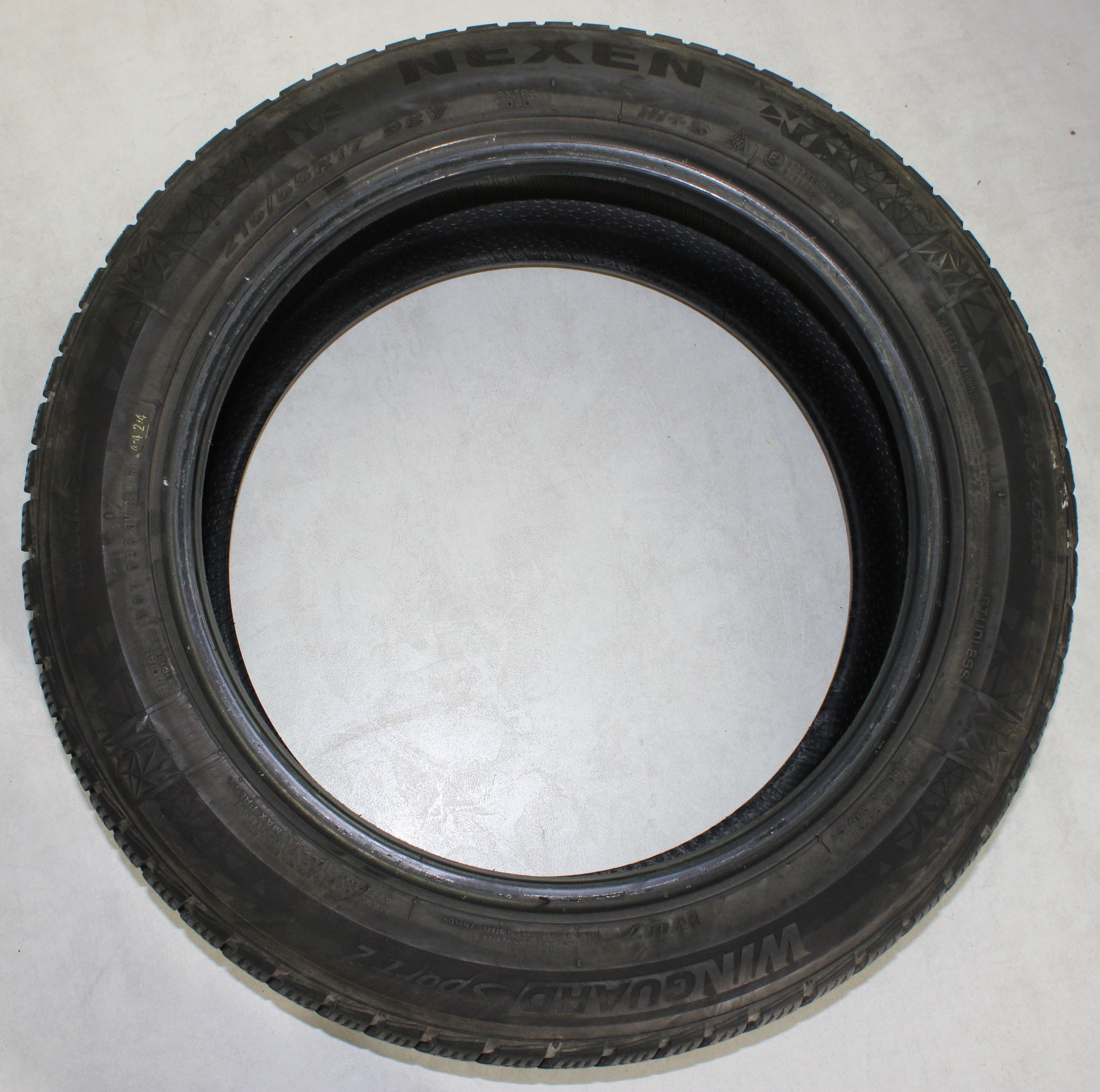 2 x 215/55R17 98V pneus hiver Nexen Winguard Sport 2 WU7 6mm 2024 XL