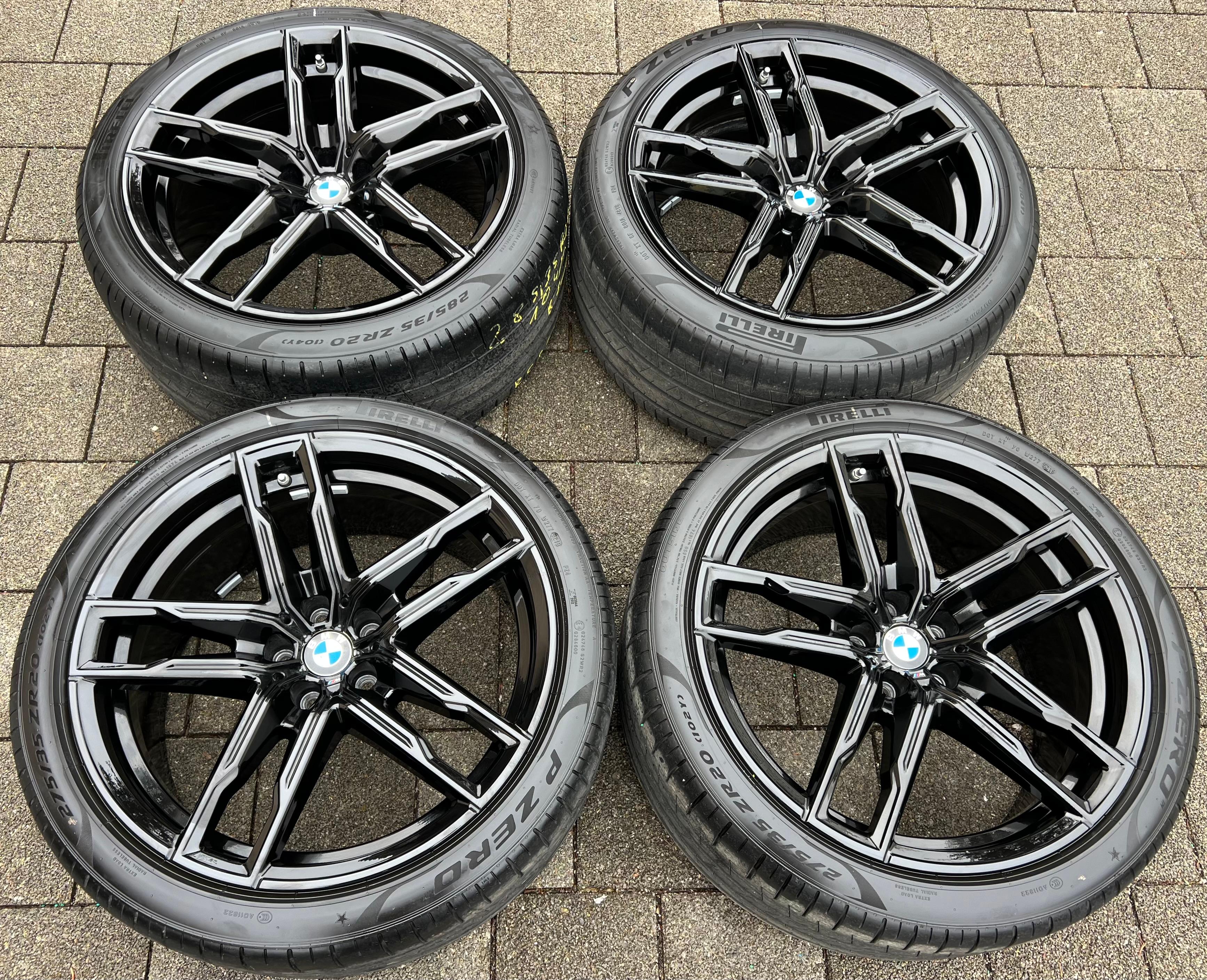 4 ORIGINELE 20" ALUMINIUM ZOMERWIELEN BMW M5 F90 M8 F90 F91 F92 F93 STYLING 810M RDKS