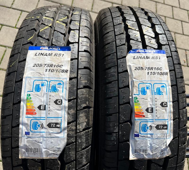 2 x 205/75R16C 110/108R Sommerreifen Falken Linam R51 NEU 2016