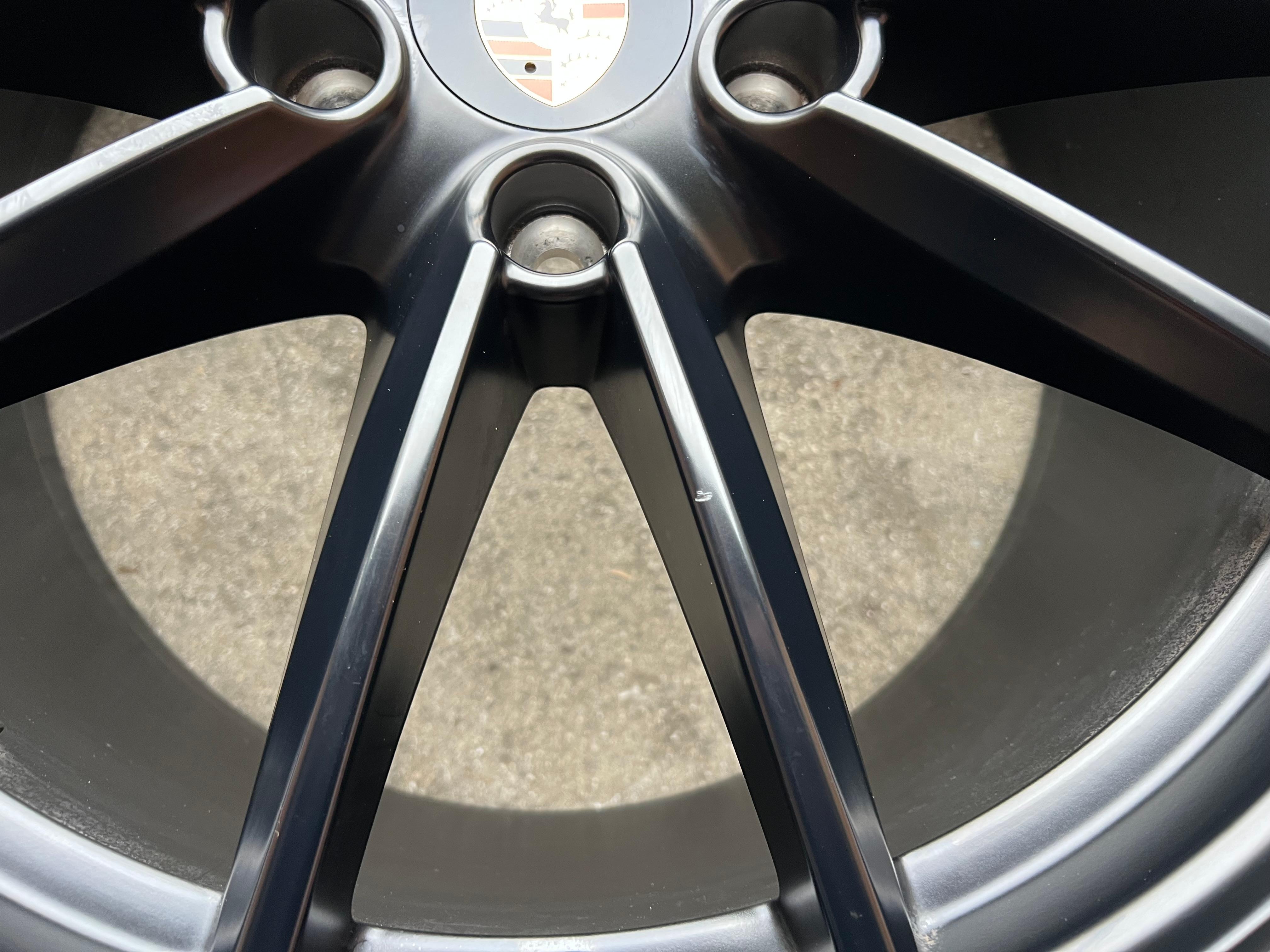 4 ORIGINAL 20" 21" ALU WINTERRÄDER PORSCHE 911 992 992601025C 992601025D SCHWARZ RDKS