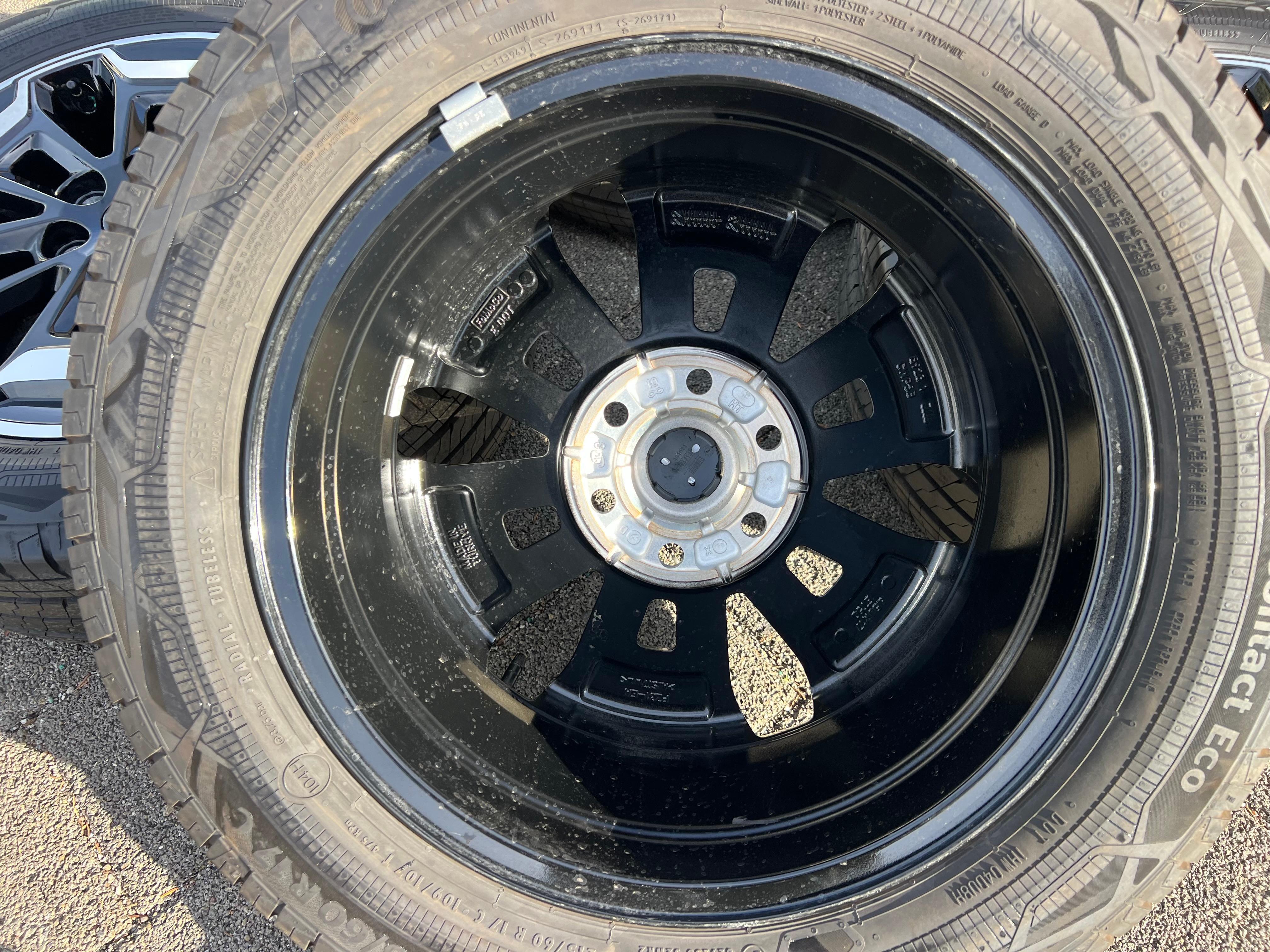 4 ORIGINELE 17" ALU-ZOMERWIELEN FORD TRANSIT TOURNEO CUSTOM NXN 2024 CONTINENTAL RDKS