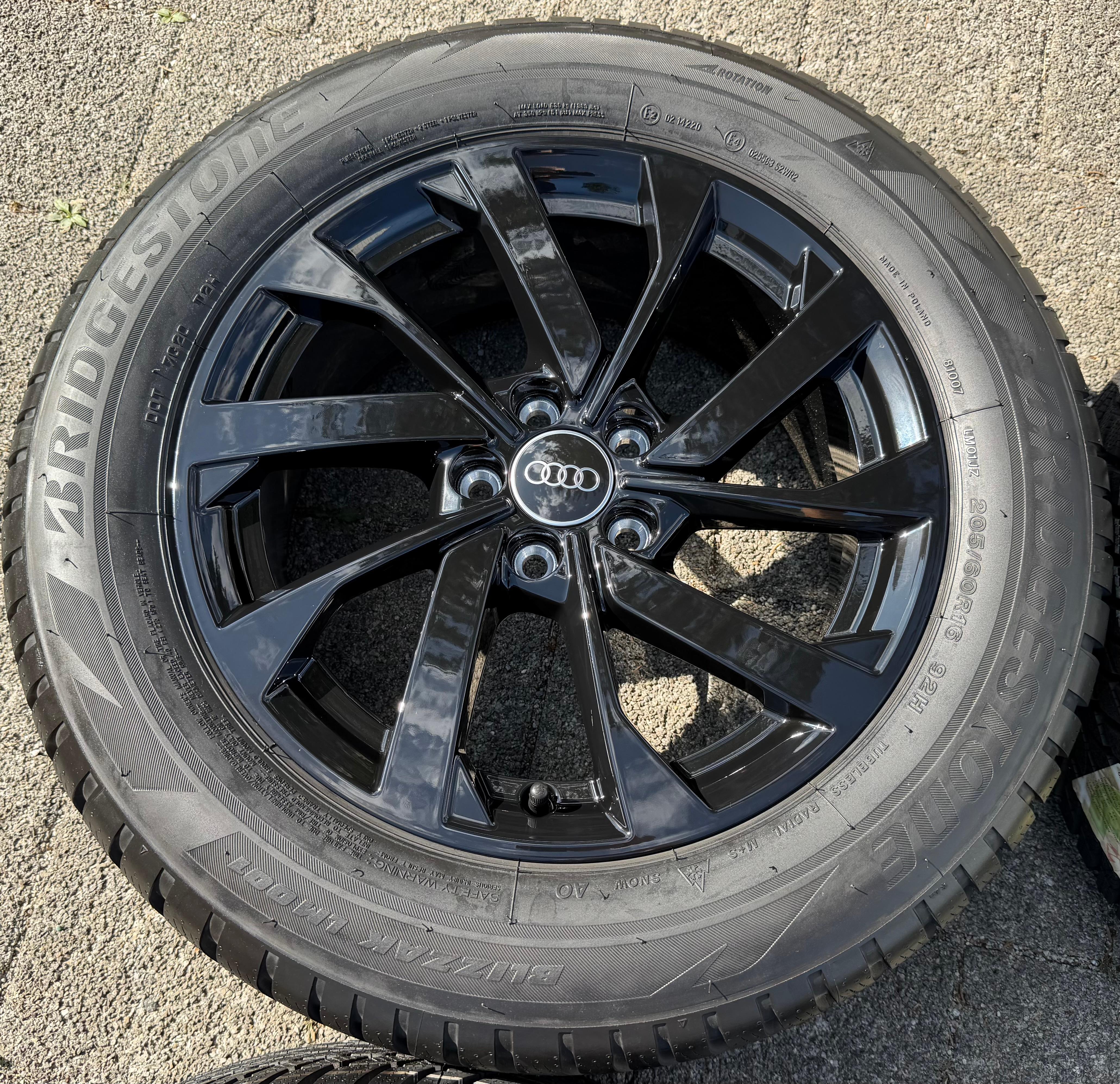 4 llantas de aluminio originales de invierno para Audi A1 Allstreet City Carver GBH 82B071496 Bridgestone 2022