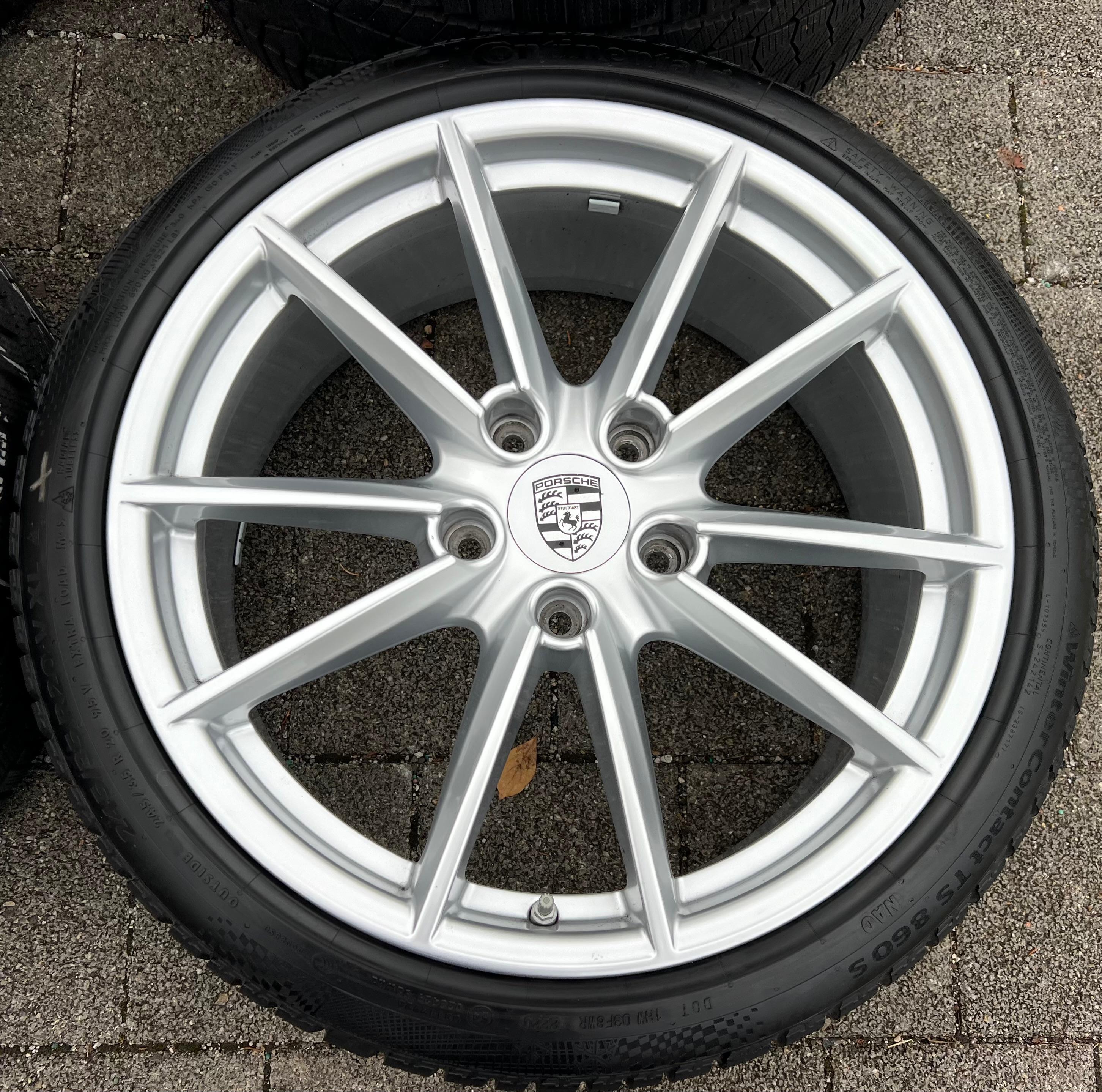 4 ORIGINAL 20" 21" ALU WINTERRÄDER PORSCHE 911 992 992601025C 992601025D RDKS