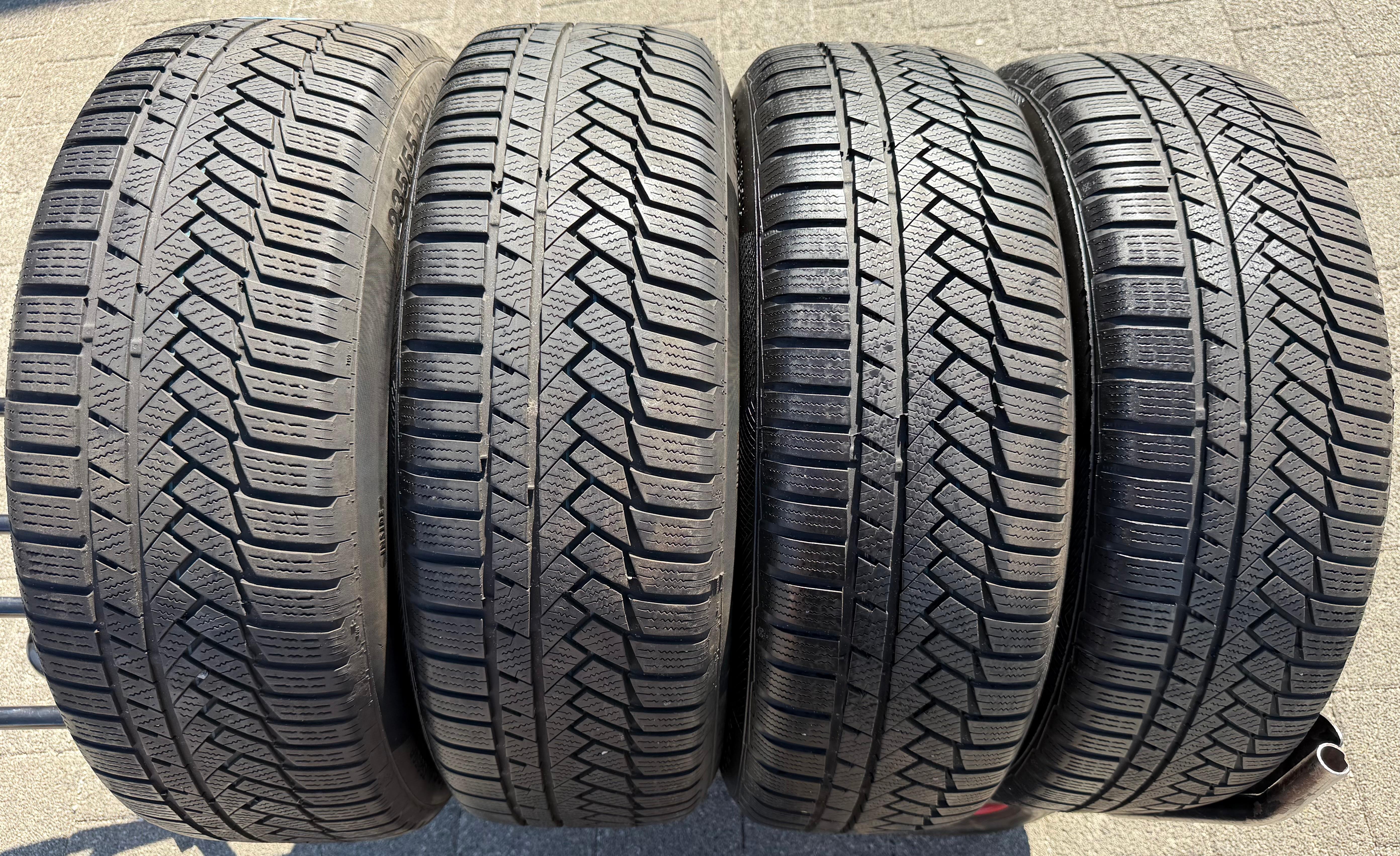 4 llantas de aluminio originales de invierno de 19" para Audi Q5 SQ5, año de fabricación 80, 601025K, 235/55R19 101H, Continental
