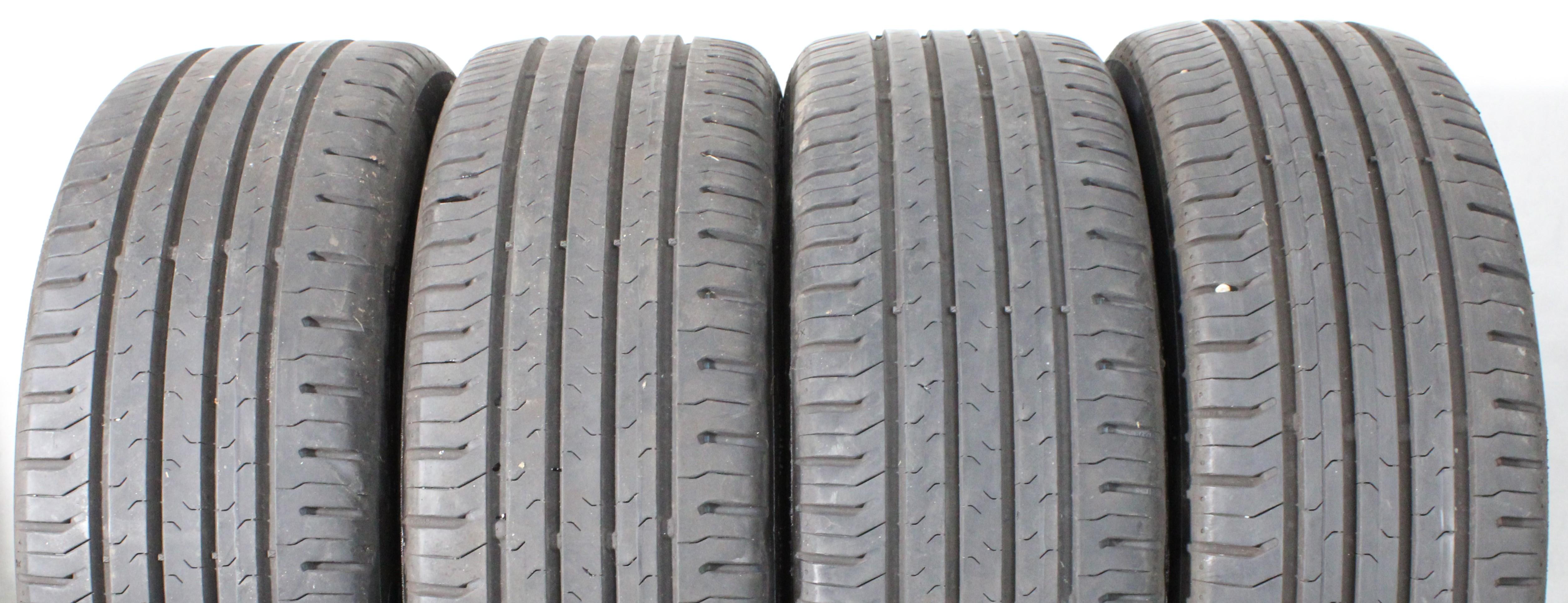 4 x 195/55R16 87H Sommerreifen Continental Eco Contact 5 3x5,5-6mm/1x6-6,5mm 3x2017/1x2019