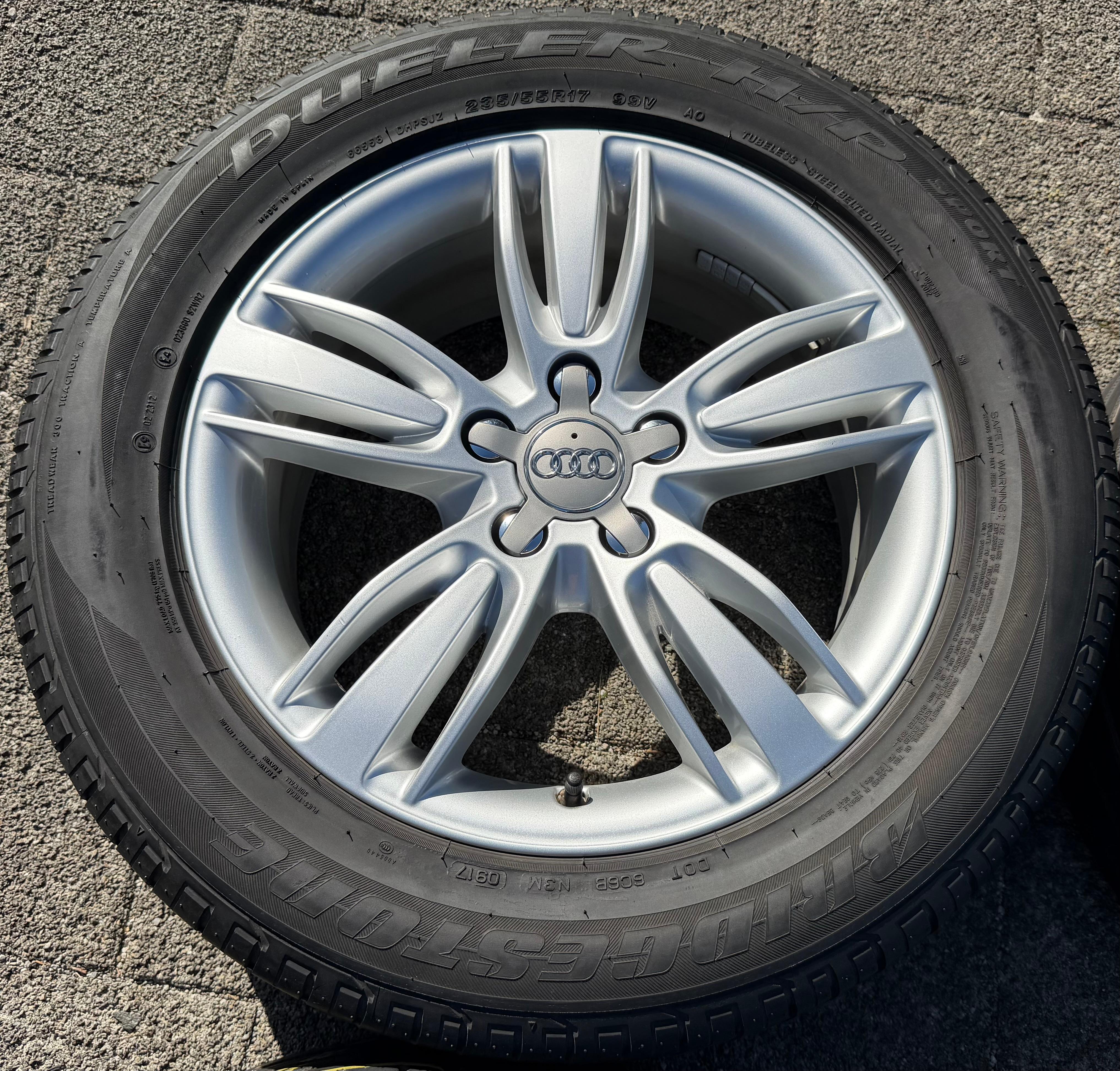 4 Original 17" Alufelgen Felgen Audi Q3 8U 8U0601025P 7x17 ET43