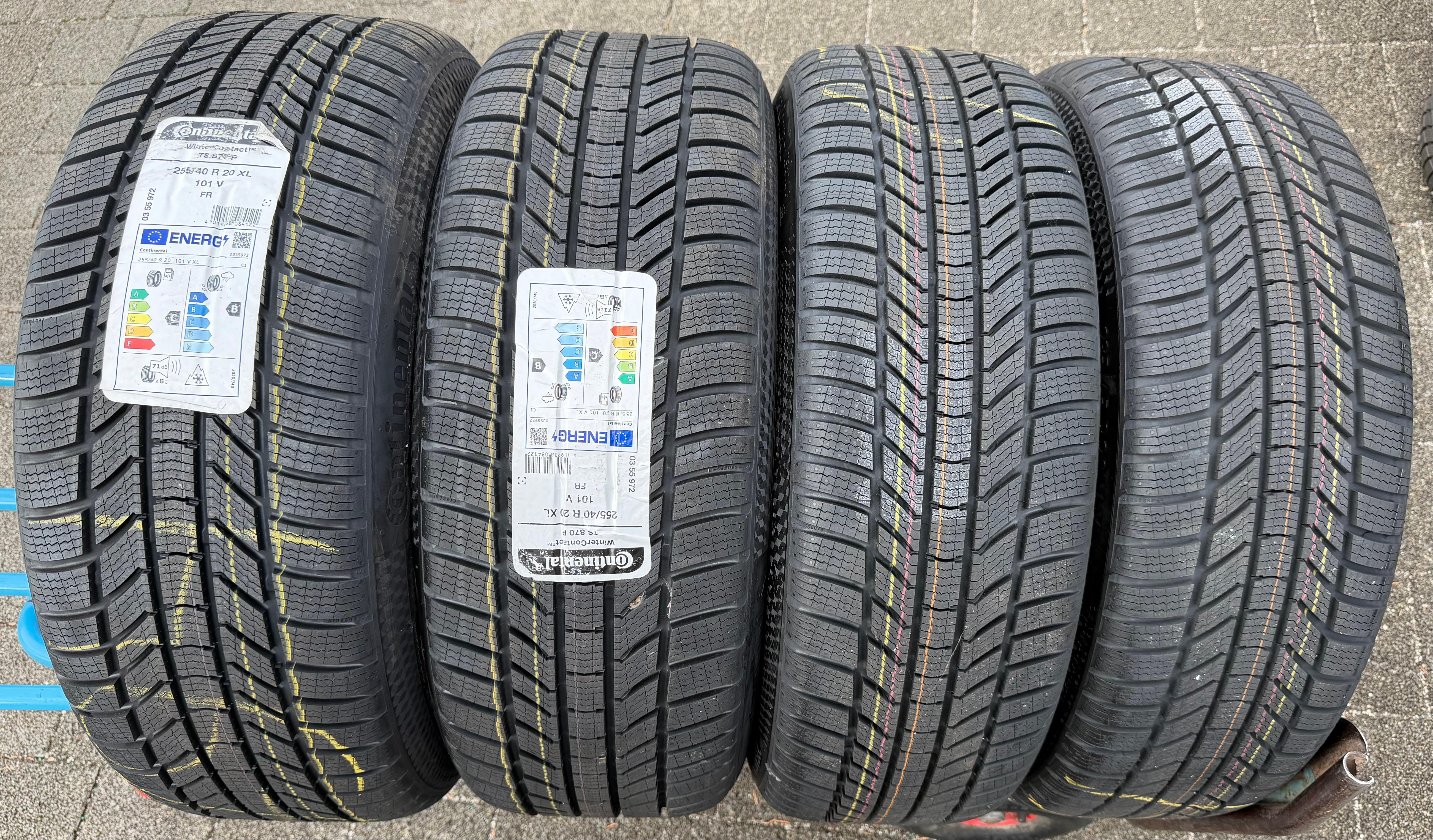 4 ruedas de invierno de aleación originales de 20" para Volvo XC40 235/45R20 100V 255/40R21 101V Continental