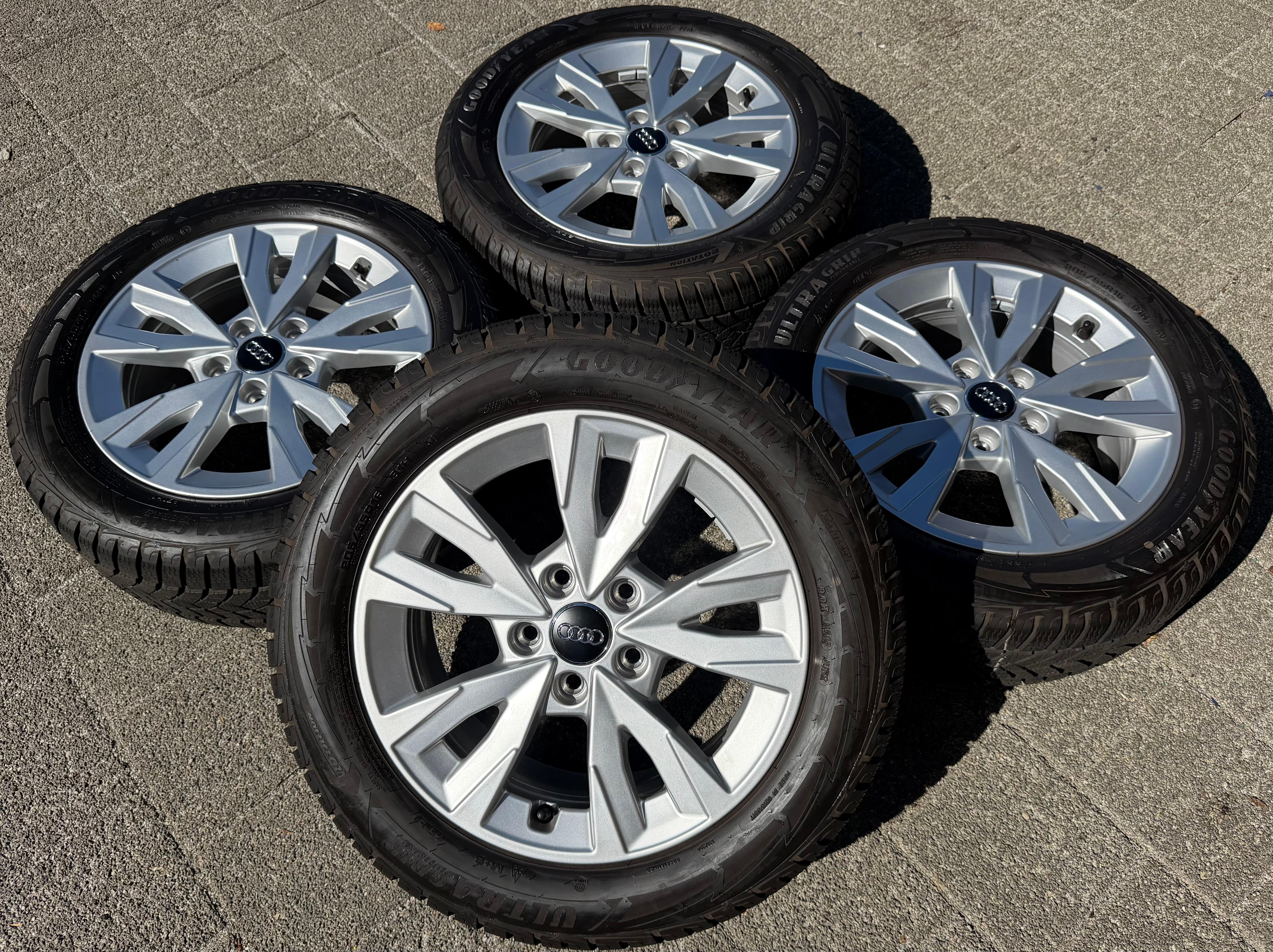 4 Original Alu Winterräder Audi A3 8Y 8Y0071496 205/55R16 91H Goodyear