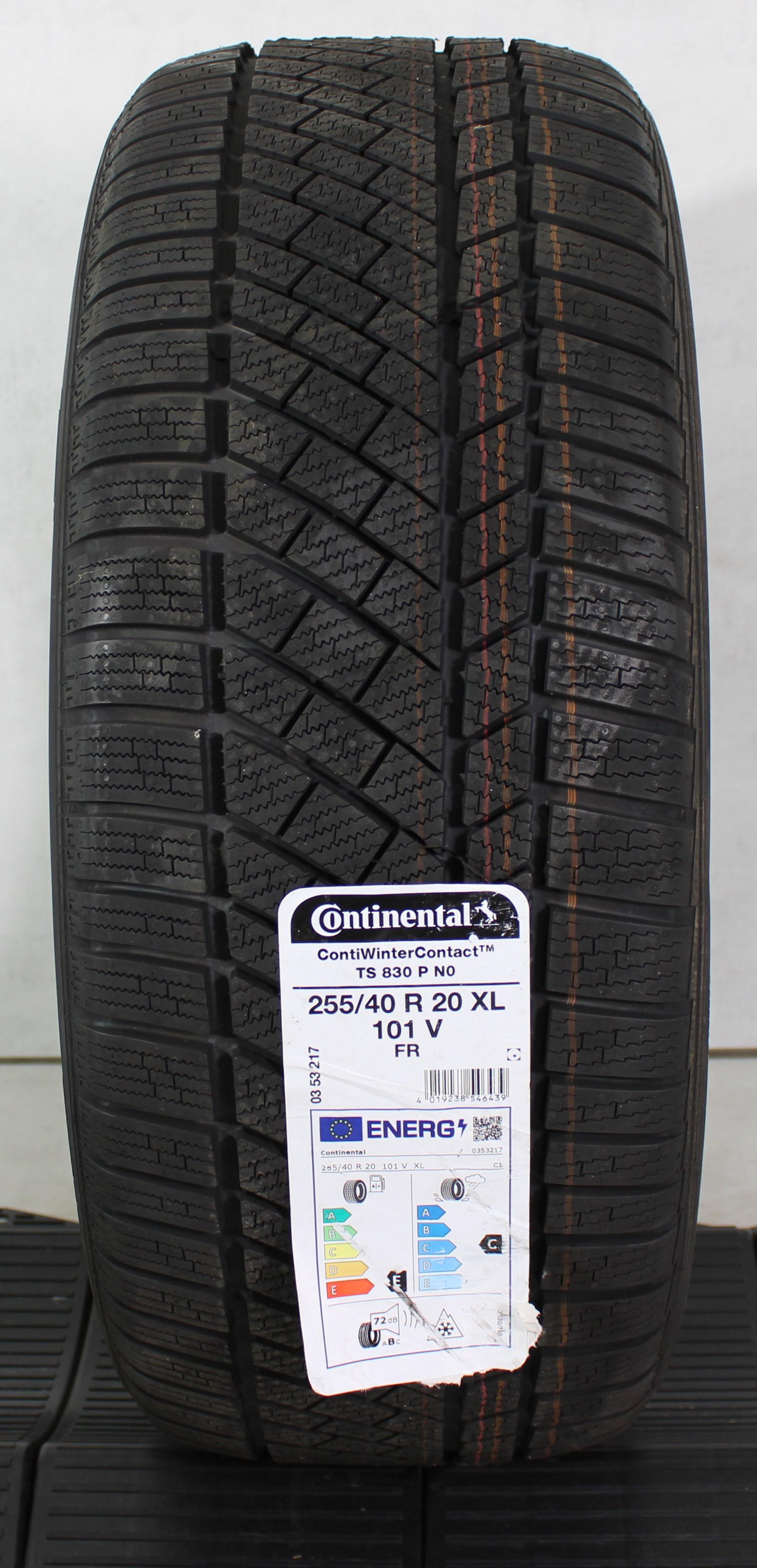 1 x 255/40R20 101V Winterreifen Continental Winter Contact TS830P 2022 N0