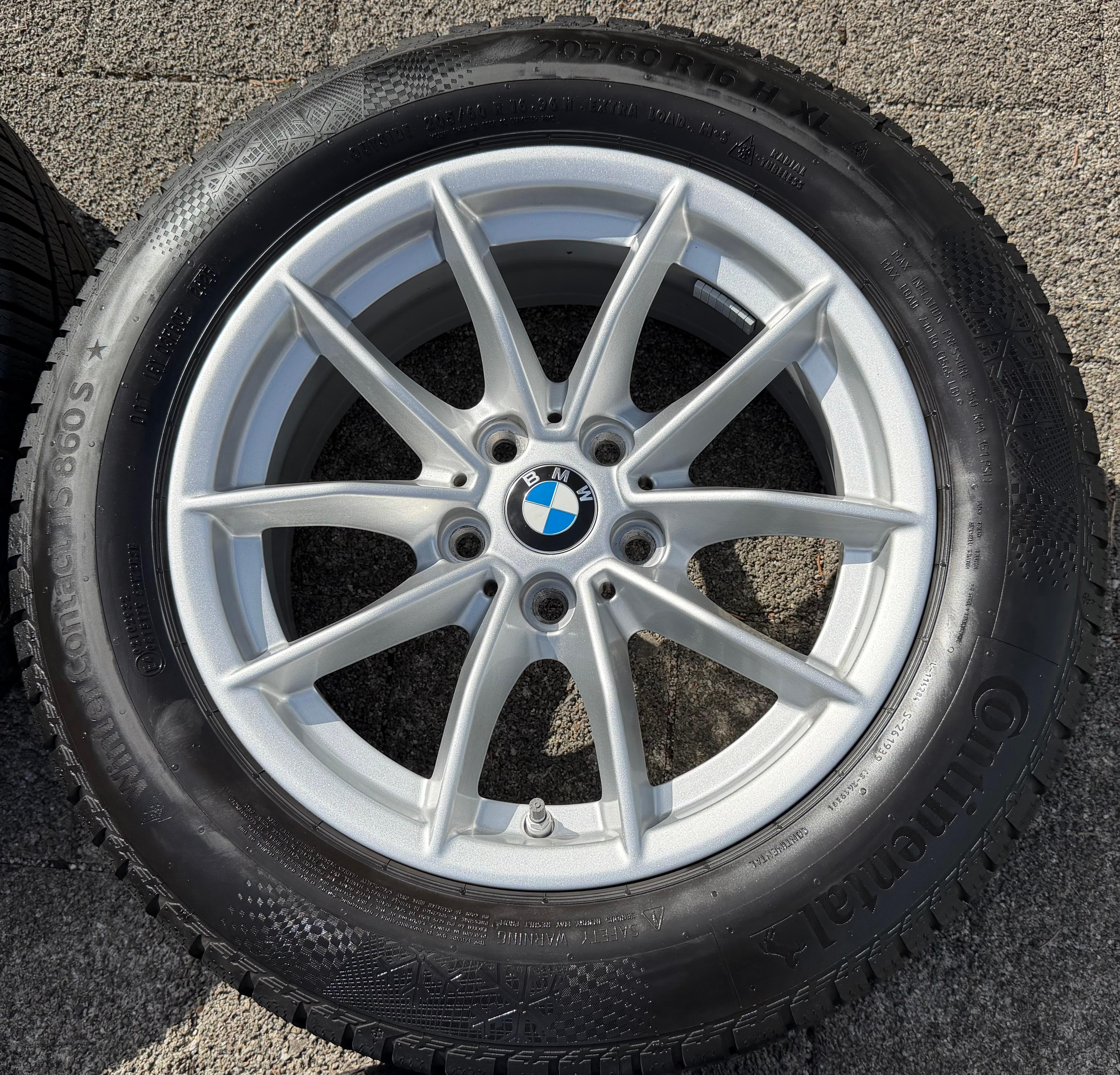 4 Original 16" Alu Winterräder BMW 3er Reihe G20 G21 205/60R16 96H RDKS 2025