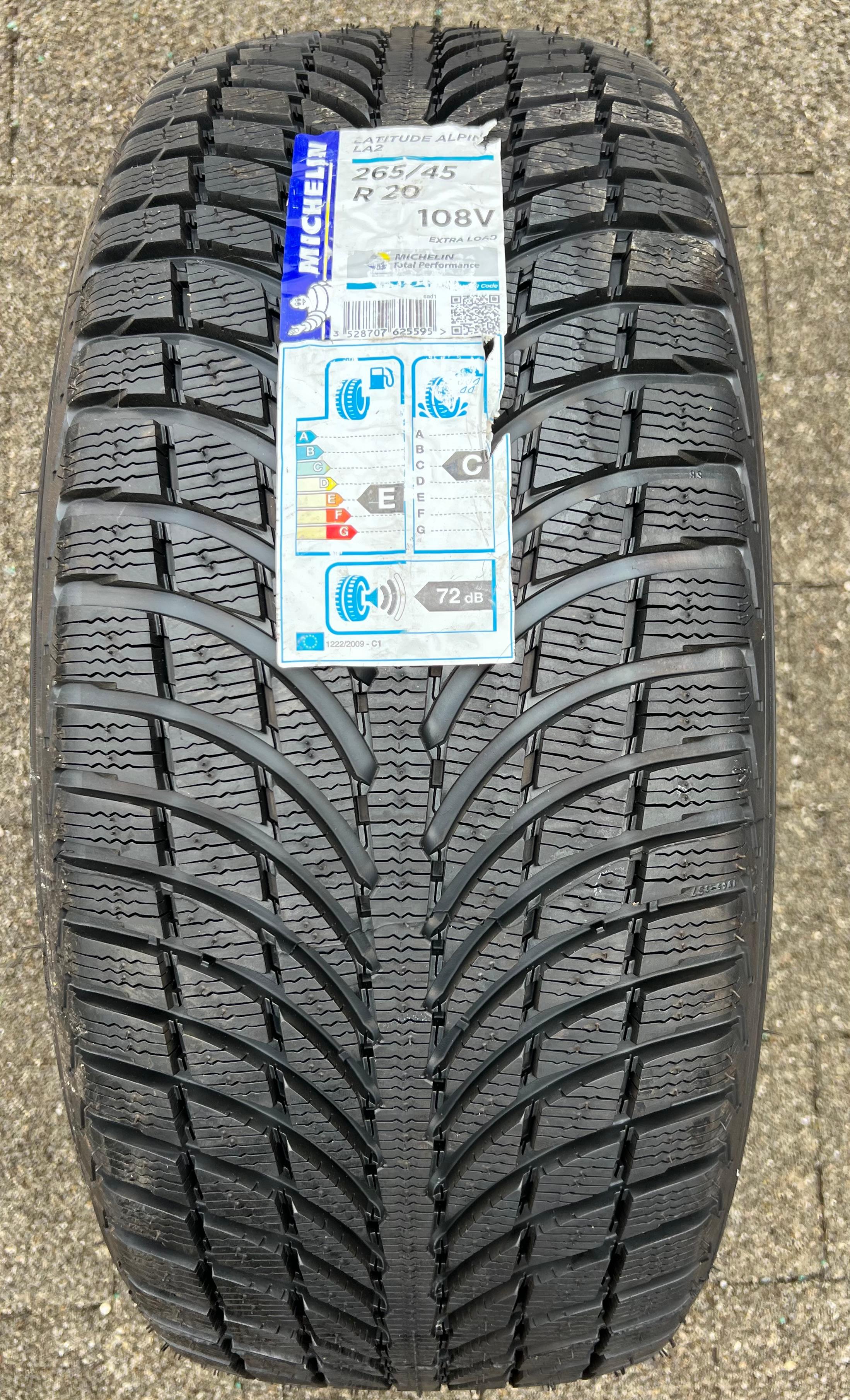 1 x 265/45R20 104V Neumático de invierno Michelin Latitude Alpin LA2 NUEVO 2016