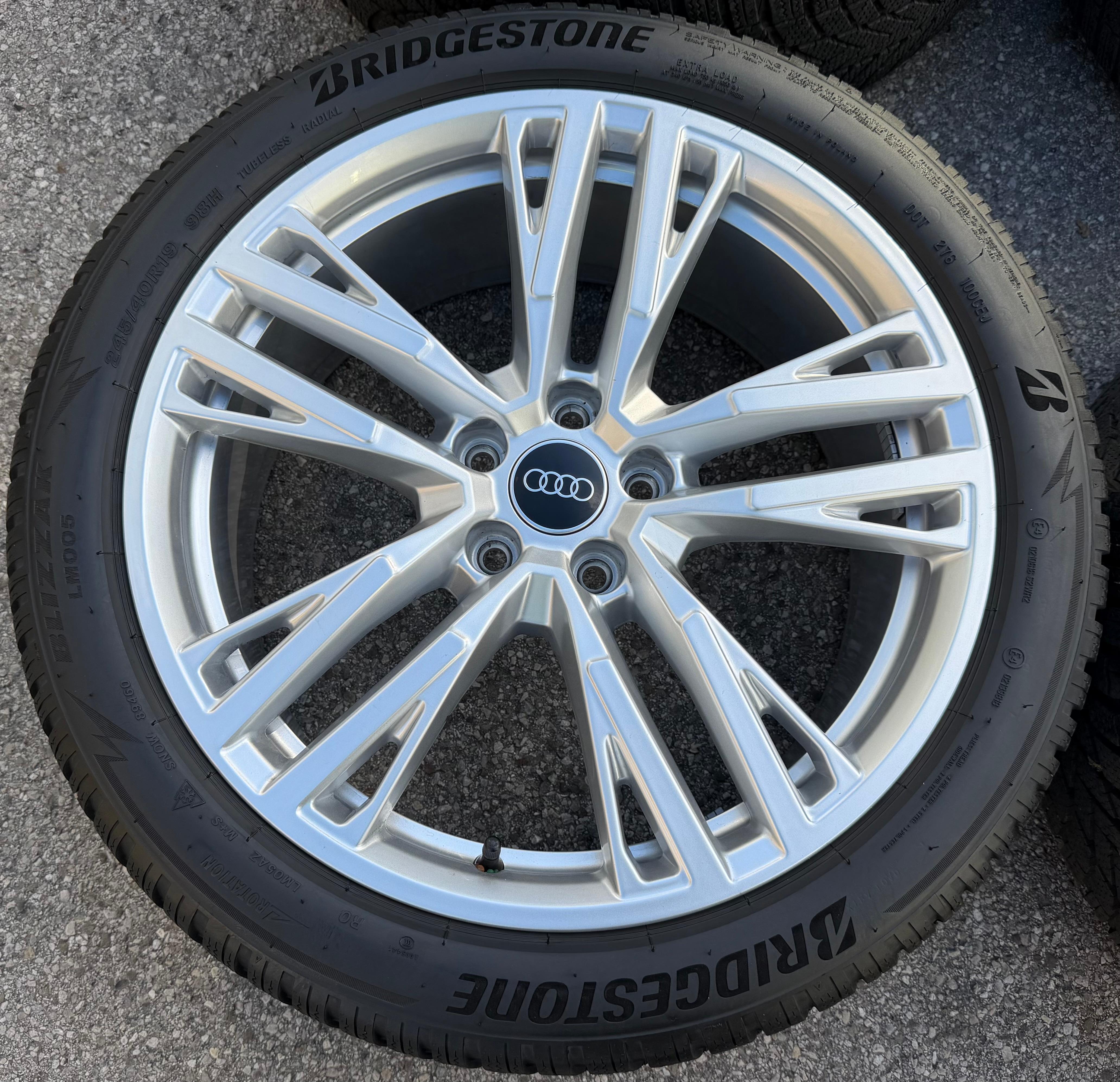 4 RUEDAS DE INVIERNO ORIGINALES DE ALEACIÓN DE 19" PARA AUDI A5 S5 FU2 B10 8B3601025AS 245/40R19 98H 2024