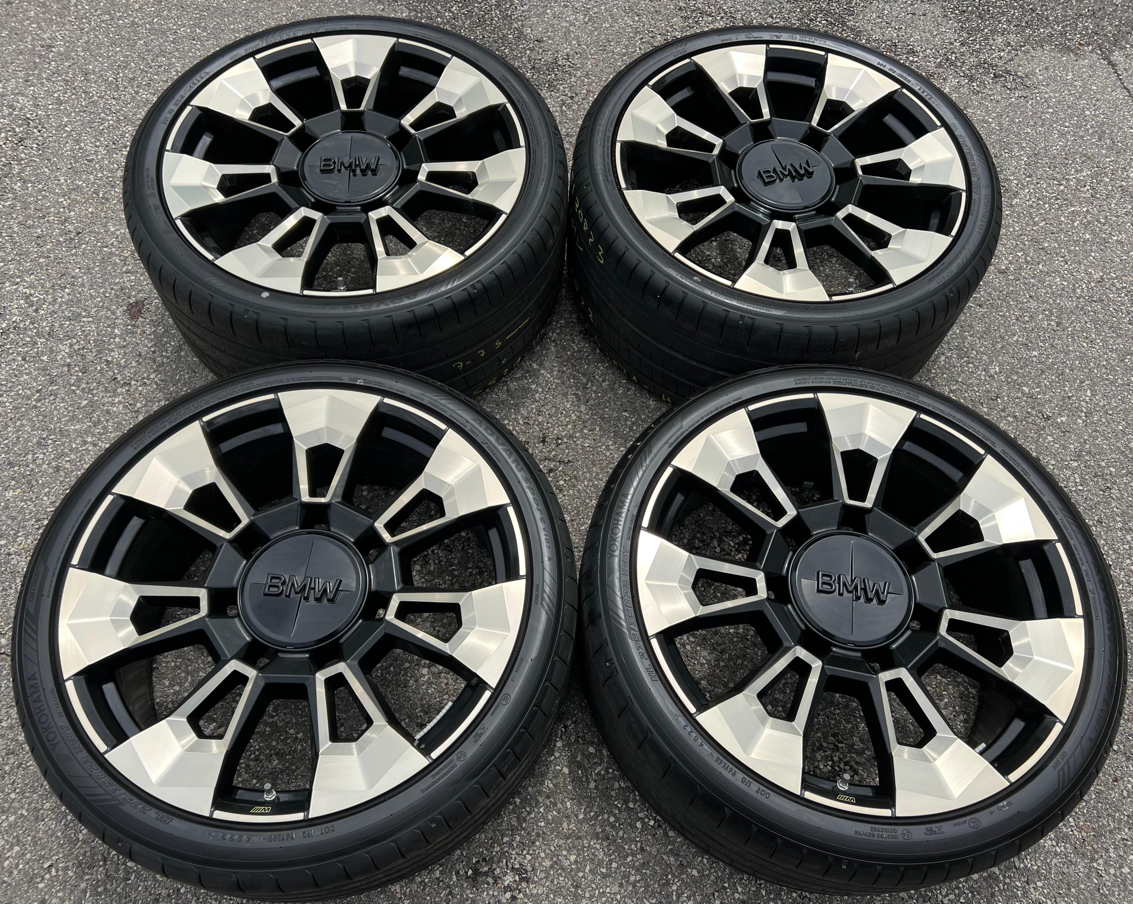 4 ORIGINELE 23" ALUMINIUM ZOMERWIELEN BMW XM G09 STYLING 923M NACHT GOUD 23 INCH 2022