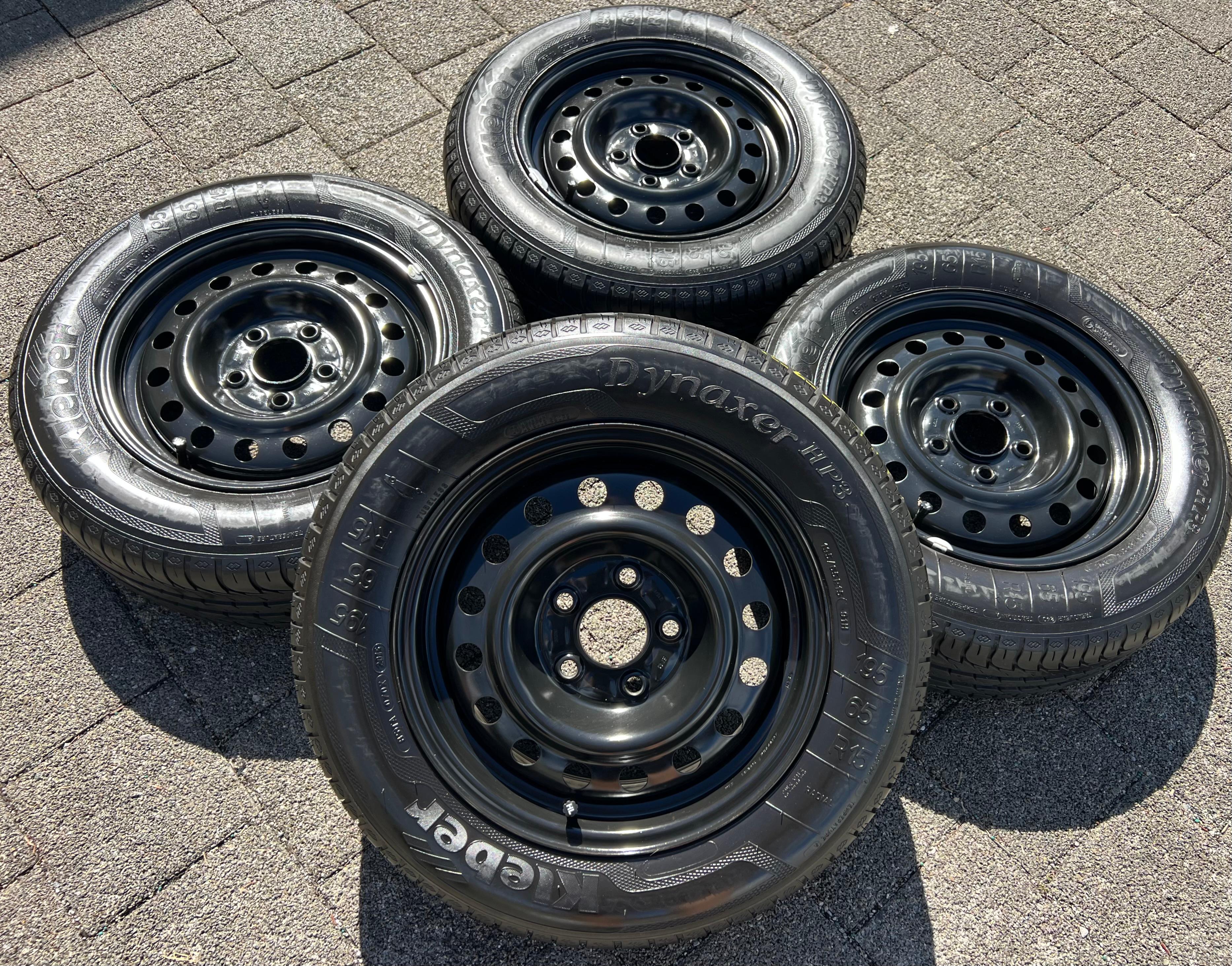 4 SOMMERRÄDER NISSAN ALMERA TINO V20 SERENA 195/65R15 91H KLEBER FREIHAUS
