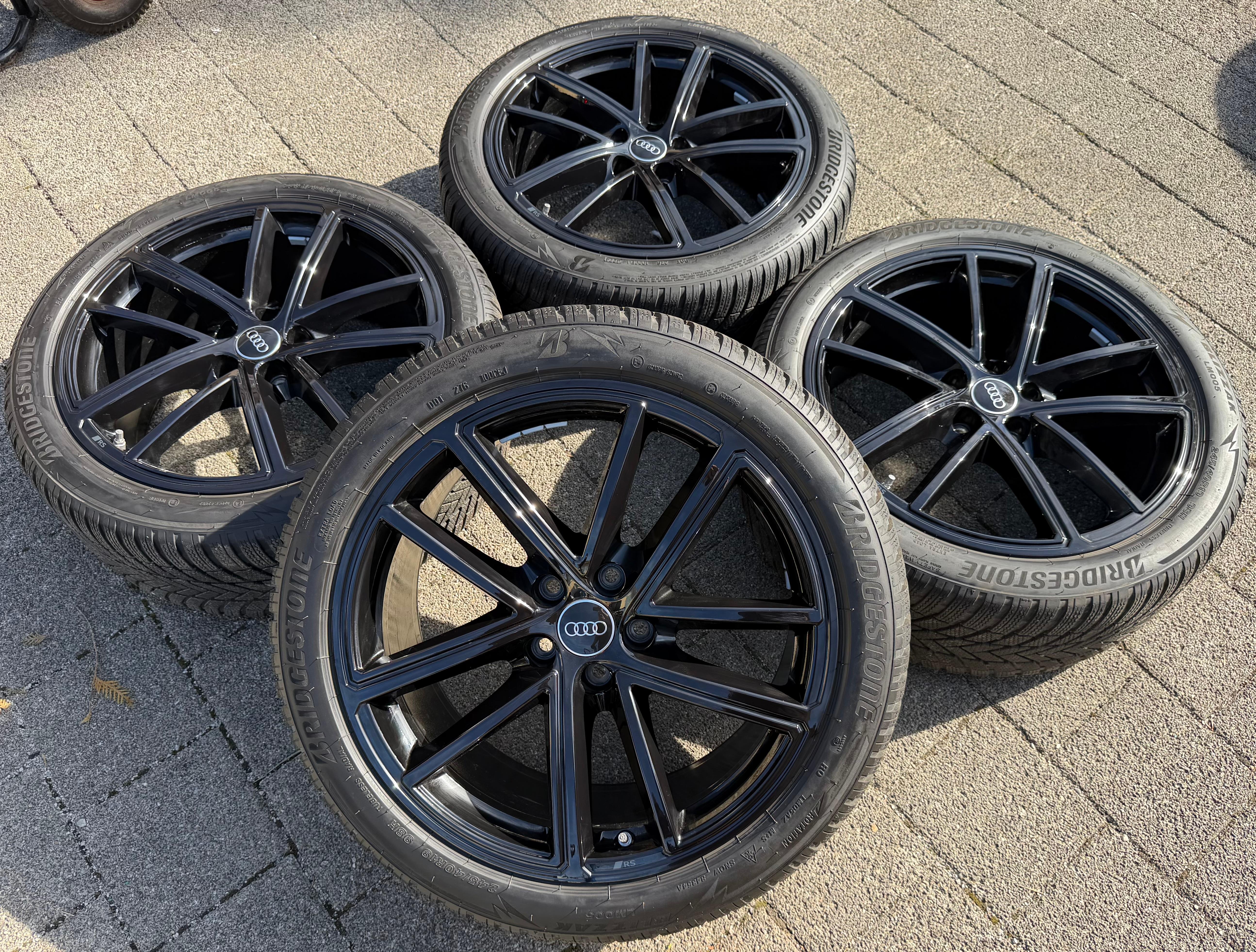 4 ORIGINAL 19" ALU WINTERRÄDER AUDI A5 S5 F2 B10 8B3601025BA 245/40R19 98H 2024