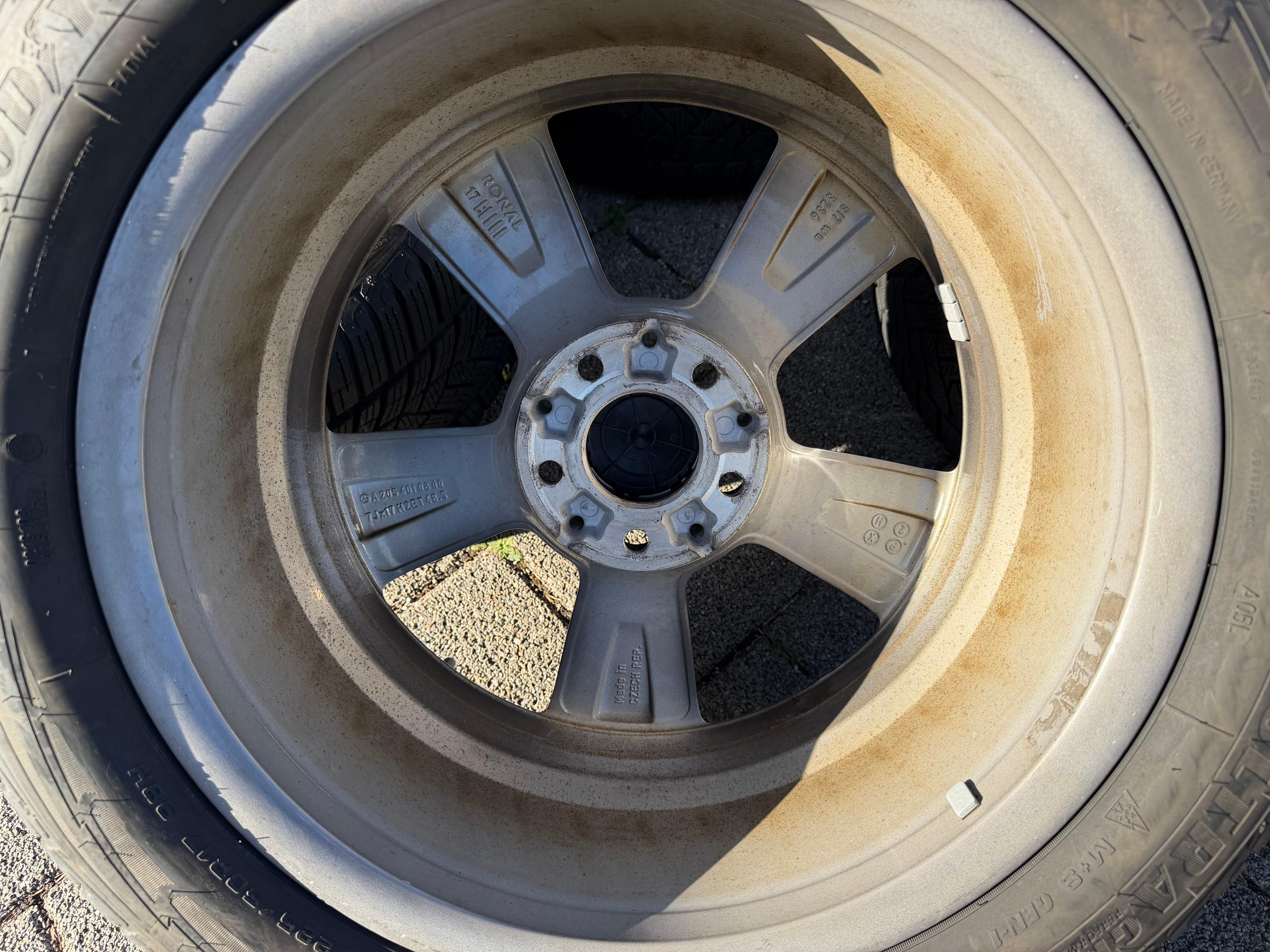 4 Original 17" Alu Winterräder Mercedes C-Klasse W205 A2054010800 225/50R17 94H