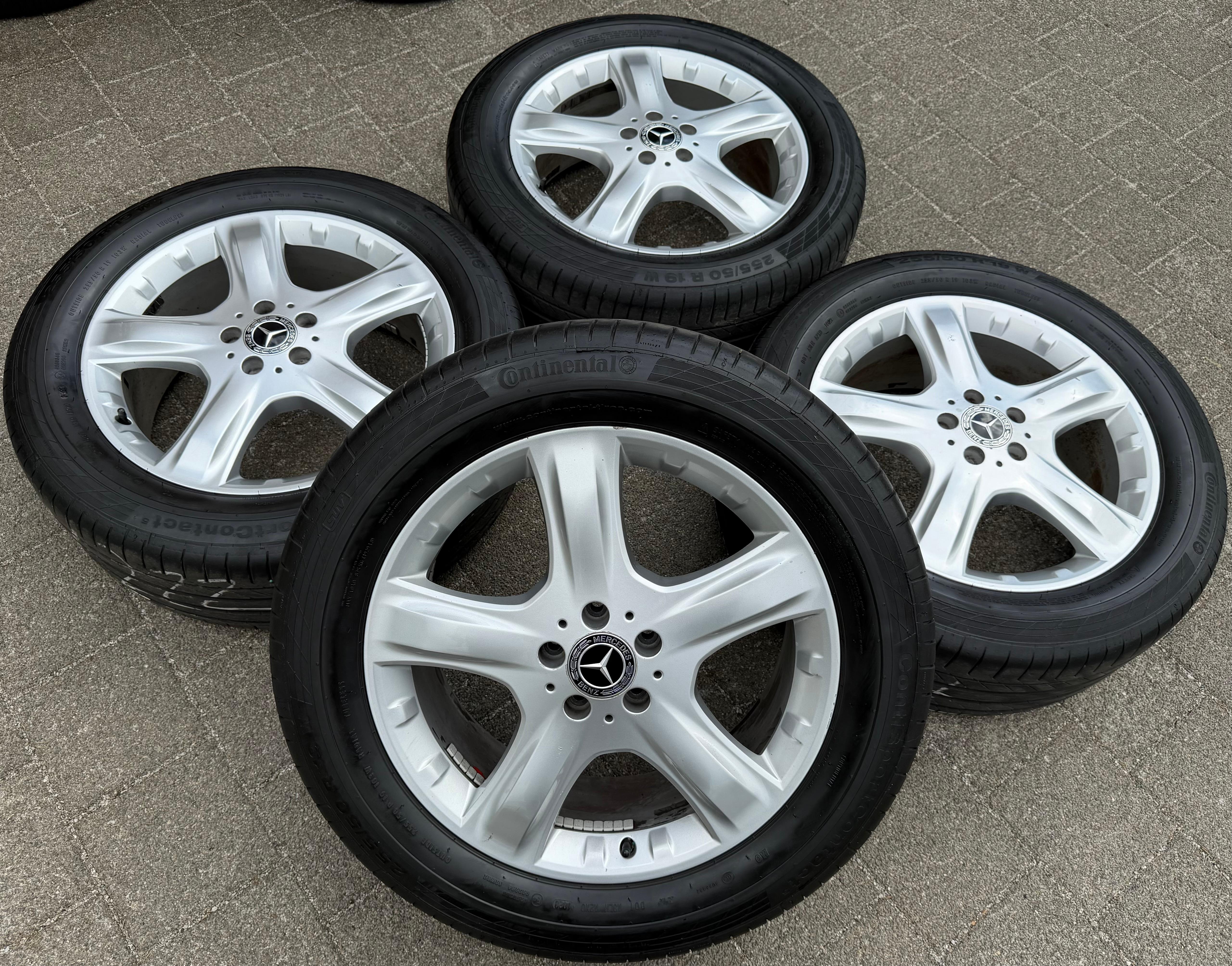 4 ORIGINAL 19" ALU SOMMERRÄDER MERCEDES M-KLASSE ML W164 A1644011202 FREIHAUS